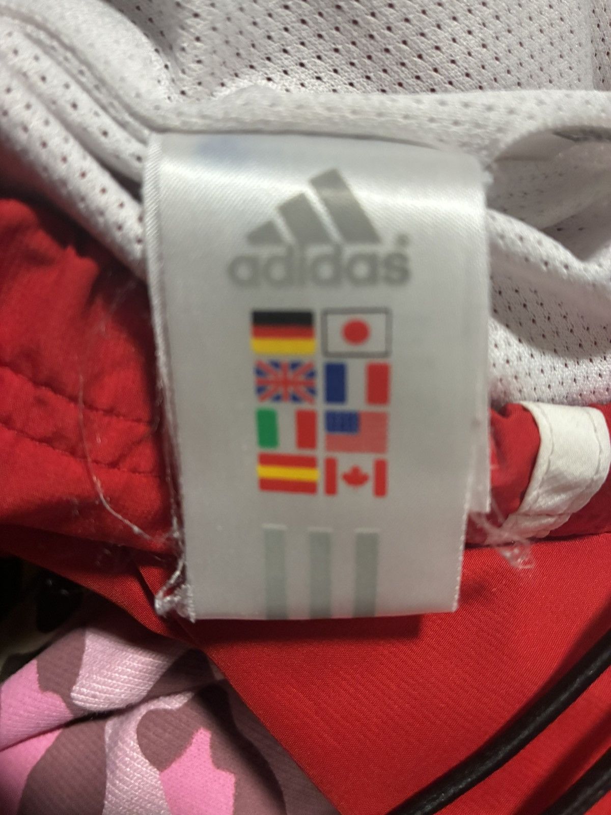 Adidas Adidas red windbreaker jacket Size L #windbreaker Size US L / EU 52-54 / 3 - 5 Thumbnail