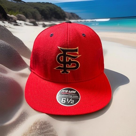 The Game Fresno‎ State Bulldogs Game Pro Line Fitted Hat Red Size 6 1 Size ONE SIZE - 1 Thumbnail
