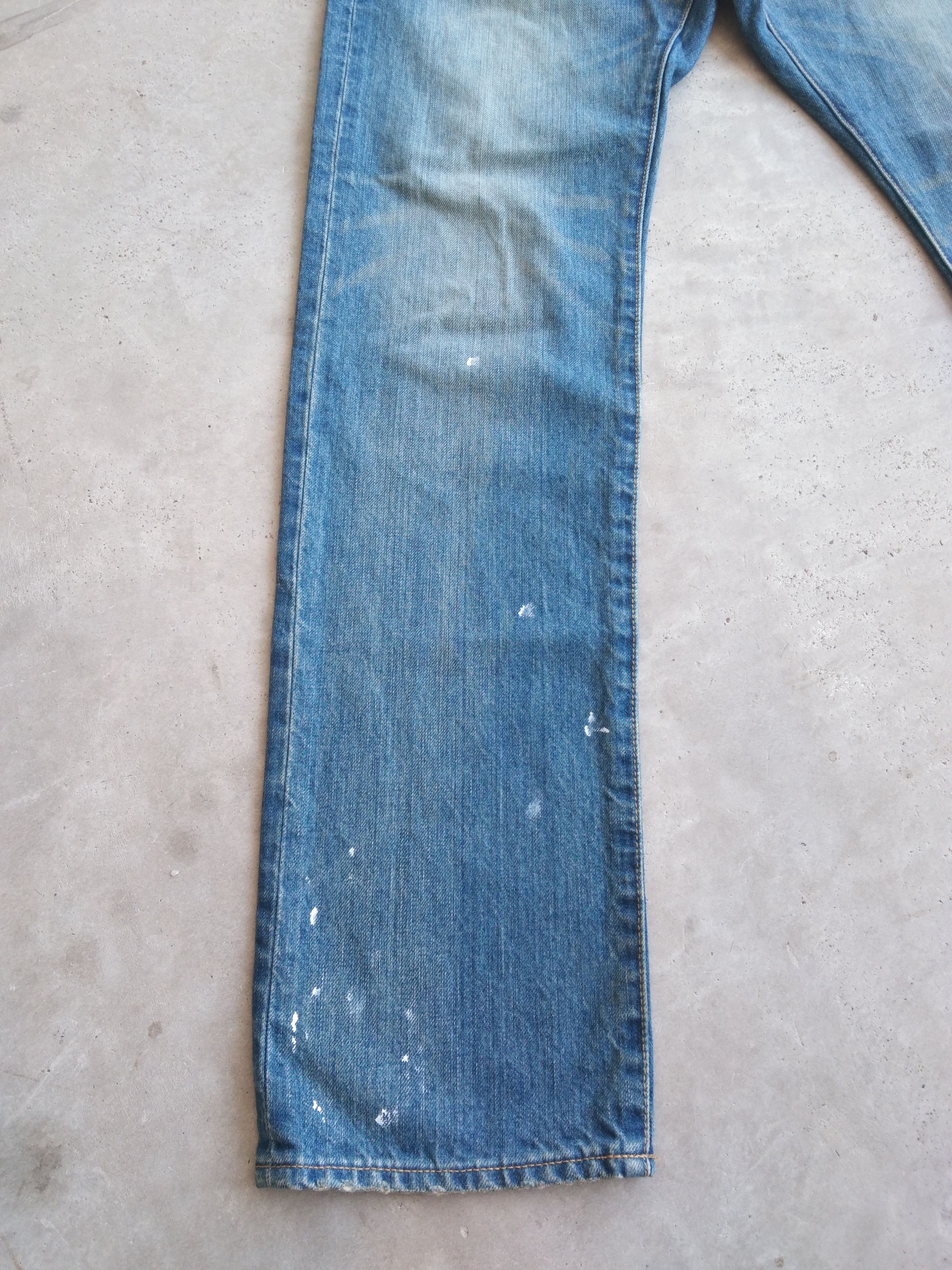 Japanese Brand Vintage Japanese Stooge & Co Paint Splatter Jeans 31x31 Size US 31 - 6 Thumbnail
