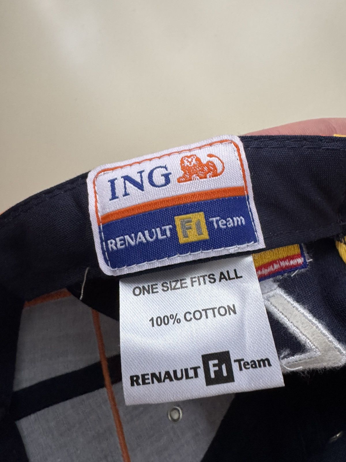 Formula 1 × Vintage Vintage Renault Formula 1 Fernando Alonso F1 Team Cap Size ONE SIZE - 7 Thumbnail
