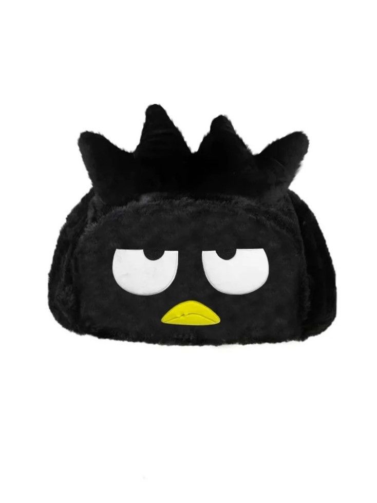 Japanese Brand Y2K Vintage Kigurumi Black Ushanka Autumn Winter Warm Hat Size ONE SIZE - 3 Thumbnail