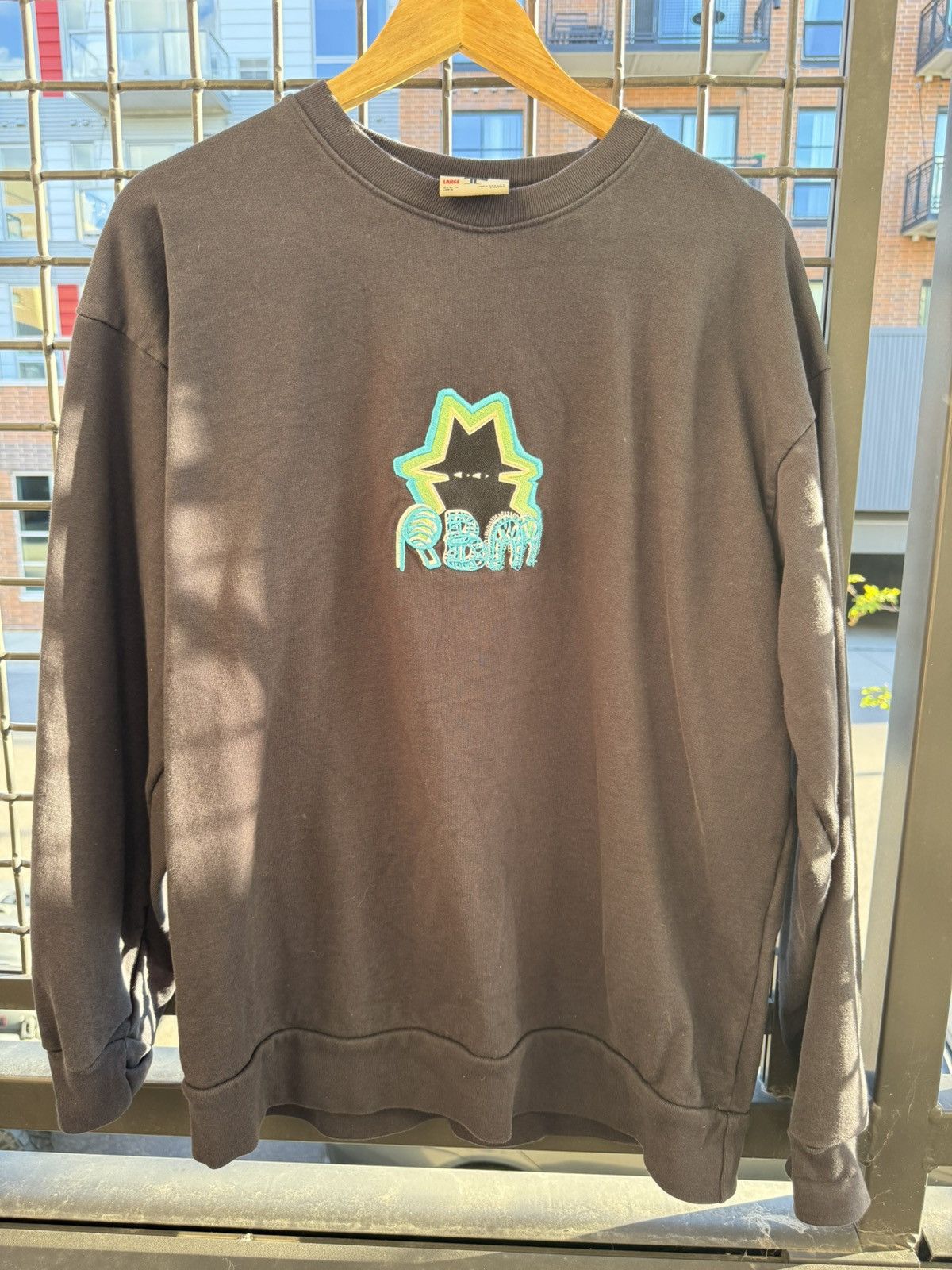 Real Bad Man Real Bad Man RBM Logo Black Crewneck Size US L / EU 52-54 / 3 - 1 Thumbnail