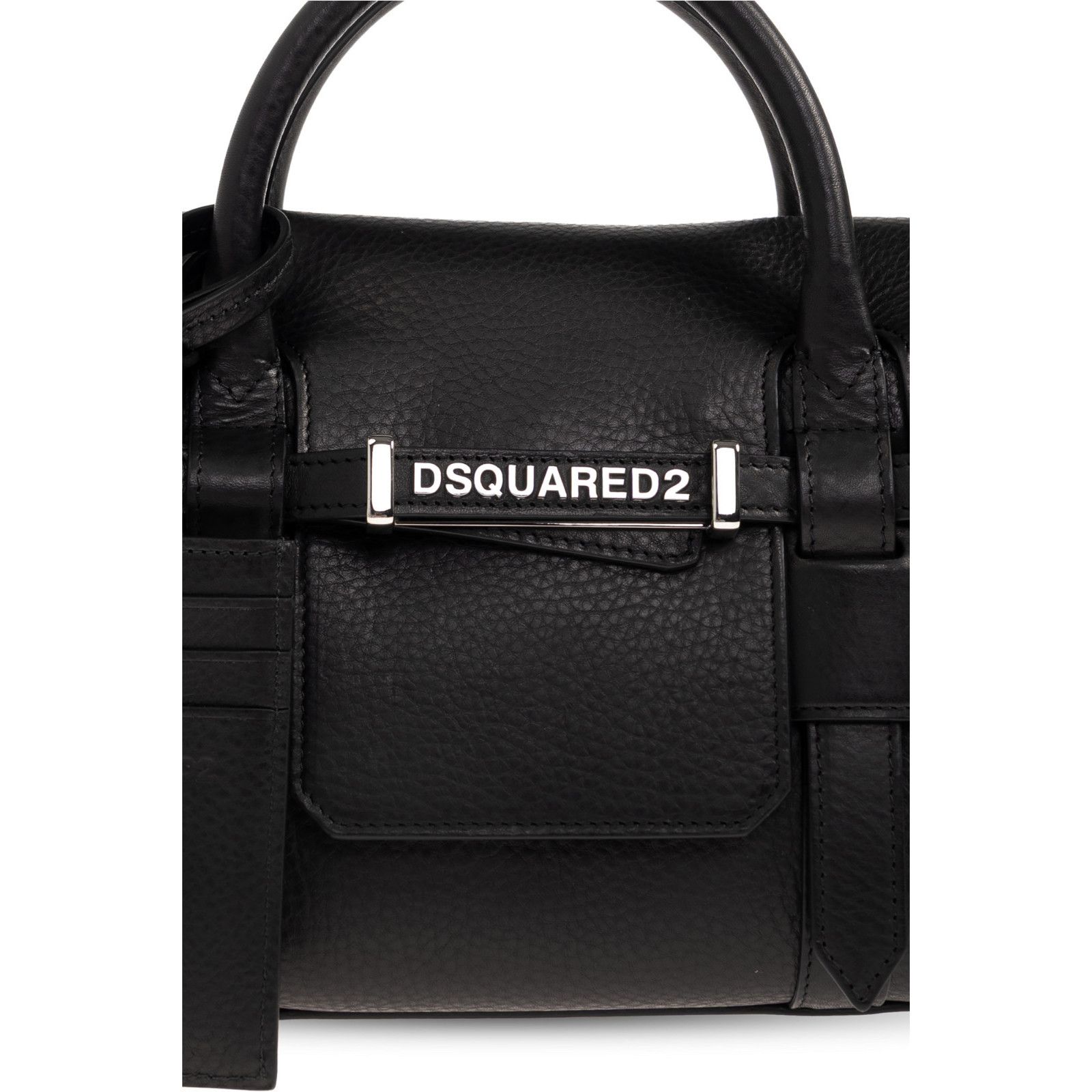 Dries Van Noten DSQUARED2 Black Suede Shoulder Bag New & Authentic Size ONE SIZE - 6 Thumbnail