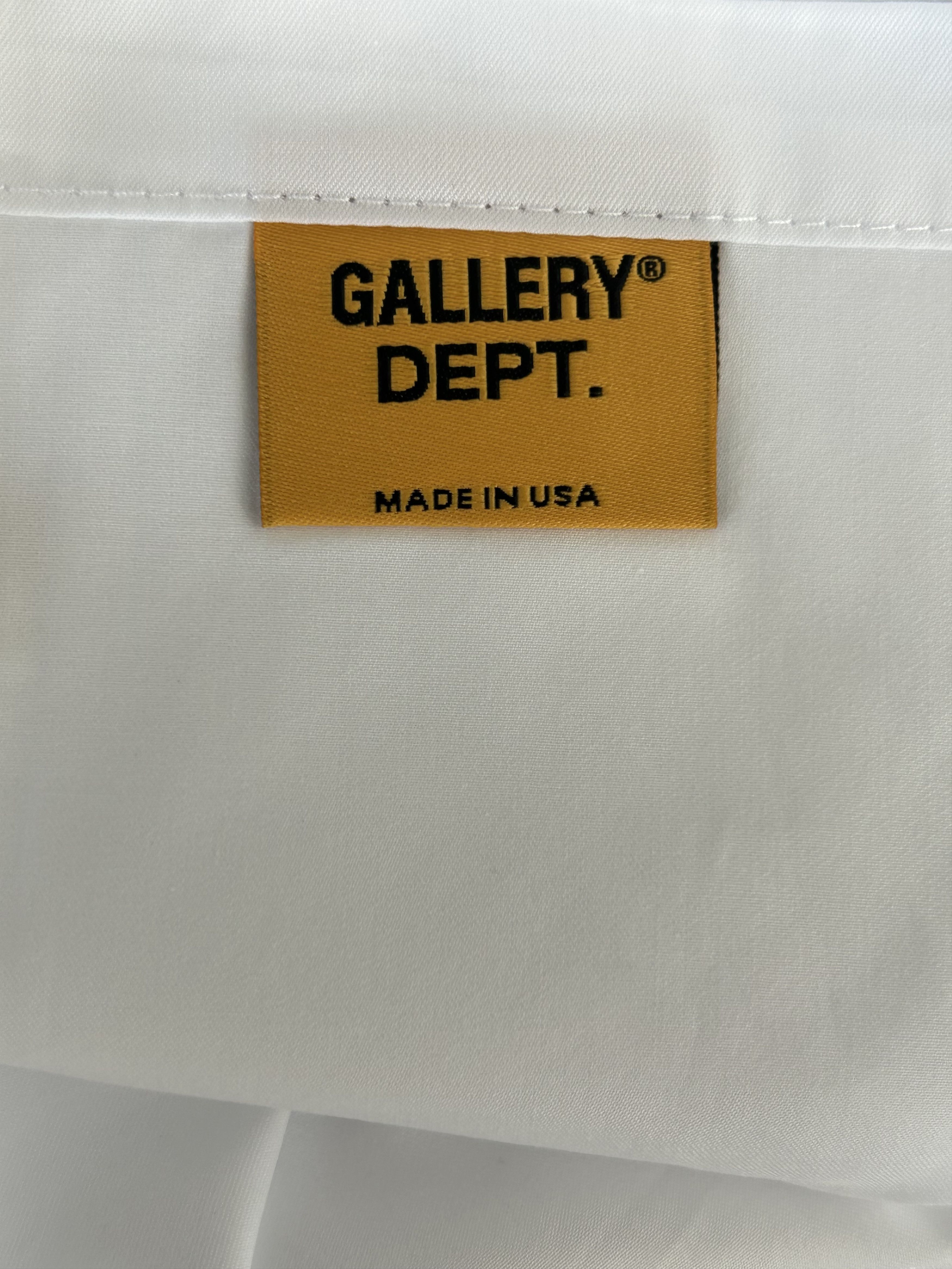Gallery Dept. Gallery Dept White & Black Dept Logo Tank Top Size US XS / EU 42 / 0 - 4 Thumbnail