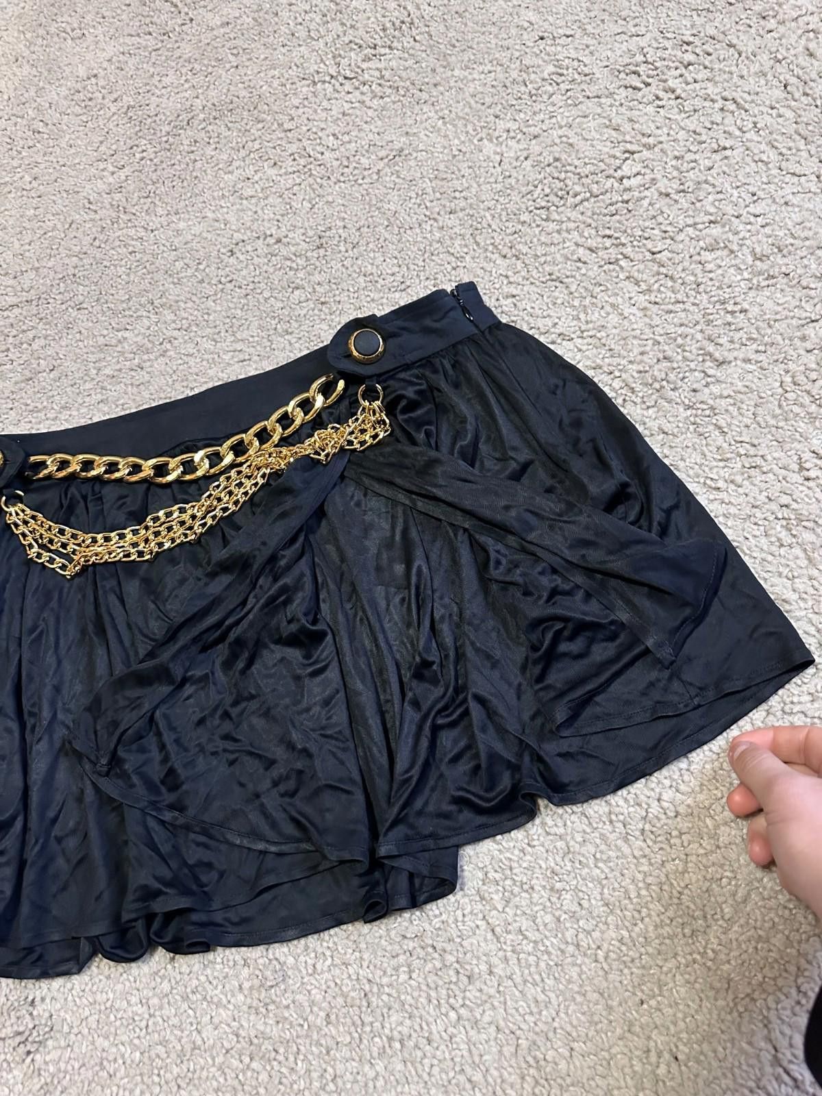 Dolce & Gabbana Dolce&Gabbana Black Mini Skirt Size 44 Size 30" / US 8 / IT 44 - 4 Thumbnail