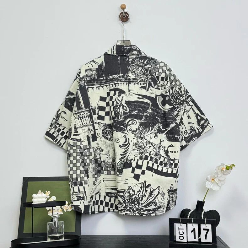 Louis Vuitton Louis Vuitton size 5l Black and white multi-element full-pr Size US M / EU 48-50 / 2 - 2 Thumbnail