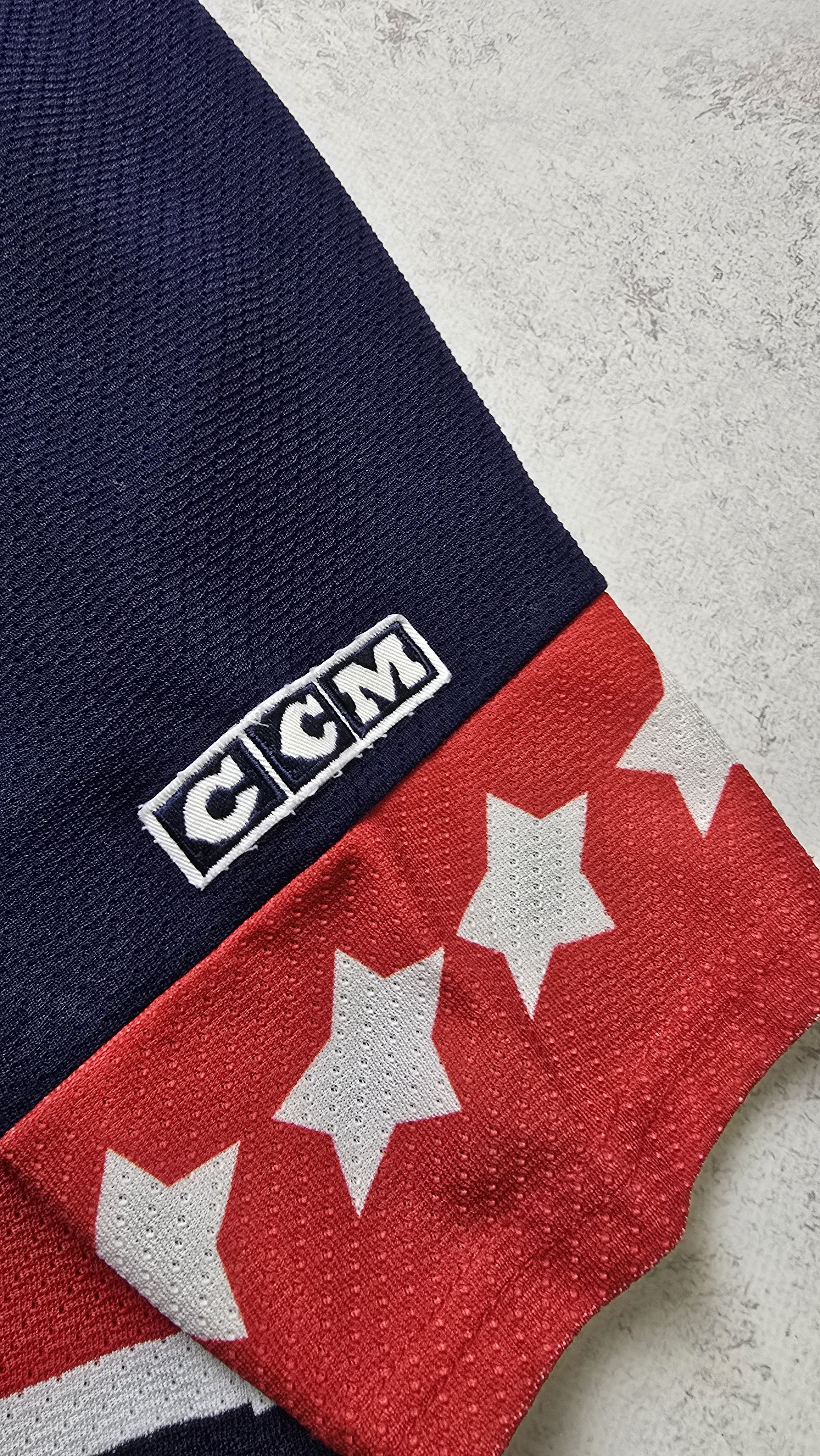 Ccm VINTAGE CCM COLUMBUS BLUE JACKETS Ice Hockey NHL Hockey Size US XL / EU 56 / 4 - 11 Thumbnail