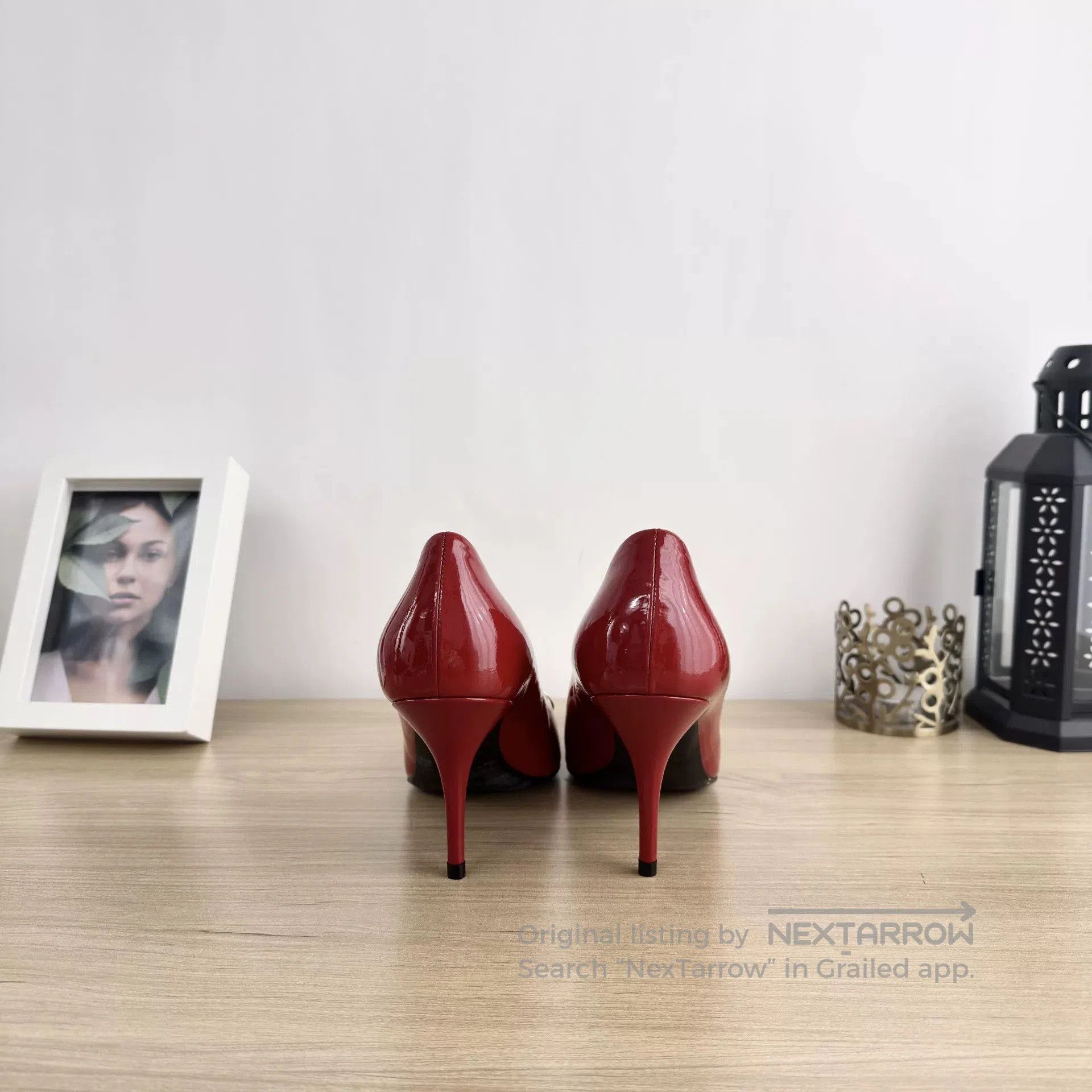 Balenciaga Balenciaga Red Patent Leather Heels. Size US 6 / IT 36 - 3 Thumbnail
