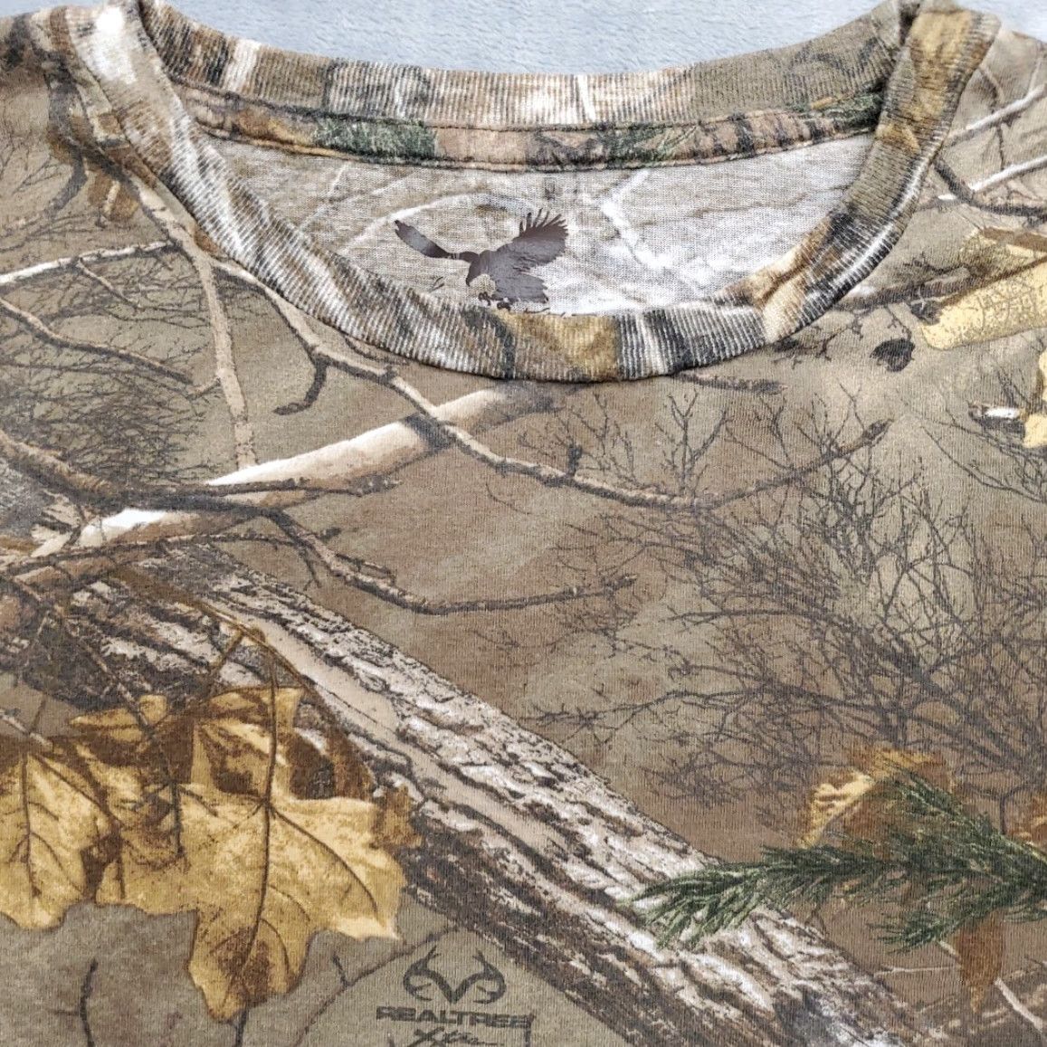Realtree Kings River Camouflage Shirt Men XL Brown Realtree Xtra Long Sleeve Tee Hunt Shirt Size US XL / EU 56 / 4 - 3 Thumbnail