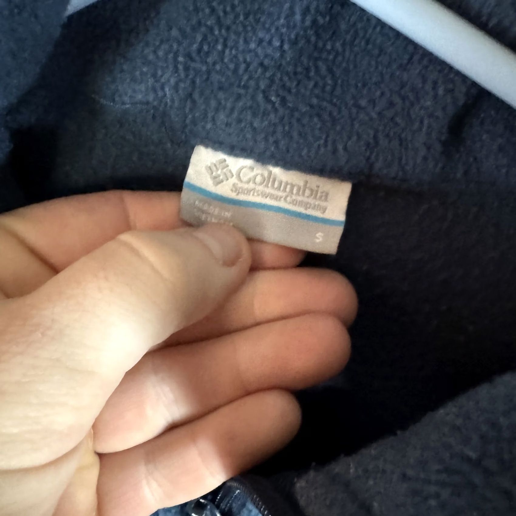 Vintage Columbia Fleece Jacket Womens Small Blue Full Zip Pockets Lightweight Outdoor Mid-Length Winter Fall Spring Casual Travel Women Size S / US 4 / IT 40 - 7 Thumbnail