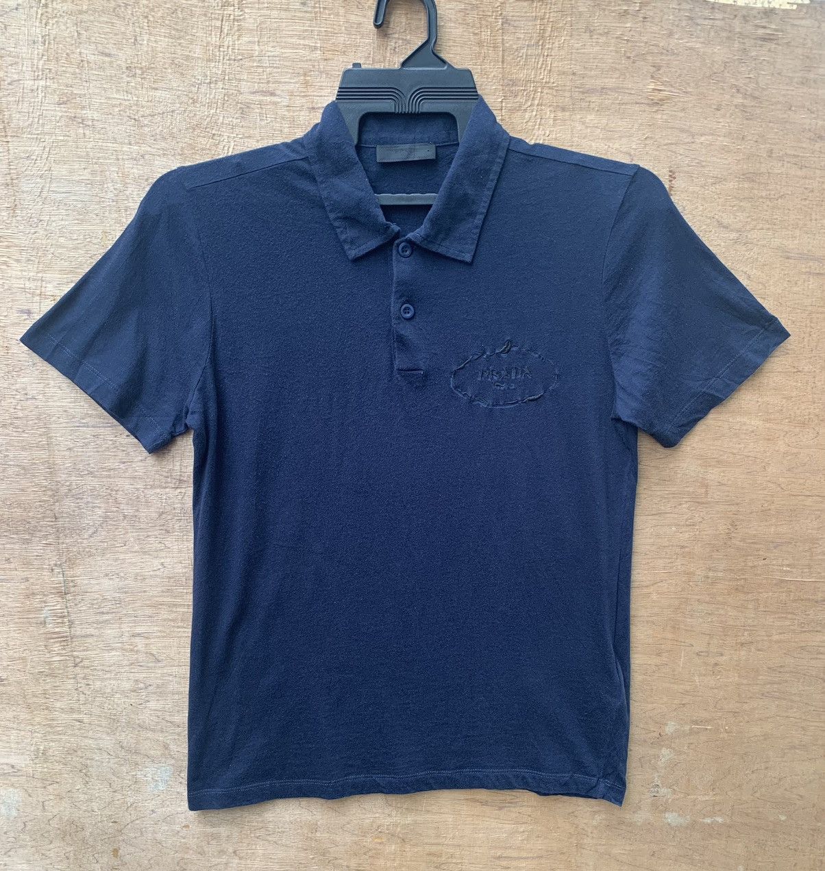 Prada Prada Milano Embroidered Polo Shirt Size US S / EU 44-46 / 1 - 2 Thumbnail
