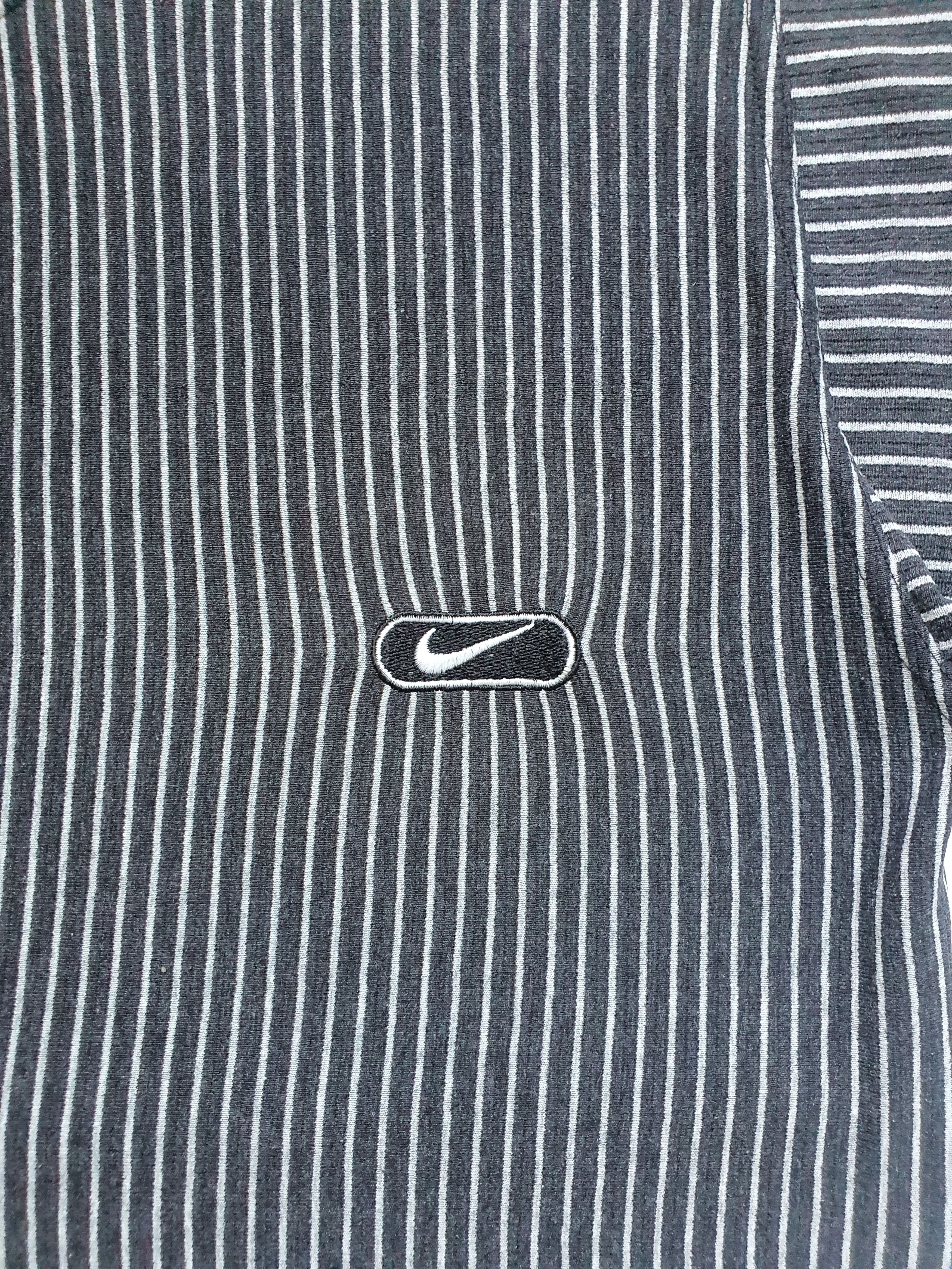 Nike Vintage (90s,00s, Y2K) Oversize Knitted Crew Neck Tee Size US XL / EU 56 / 4 - 5 Thumbnail