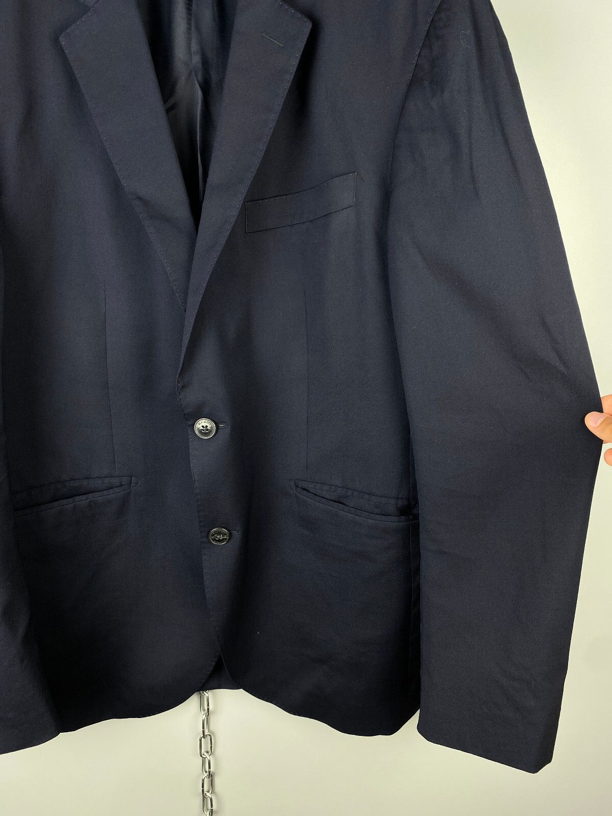Hackett Hackett ing Loro Piana Wool Button Suit Blazer Jacket Size 44R - 8 Thumbnail