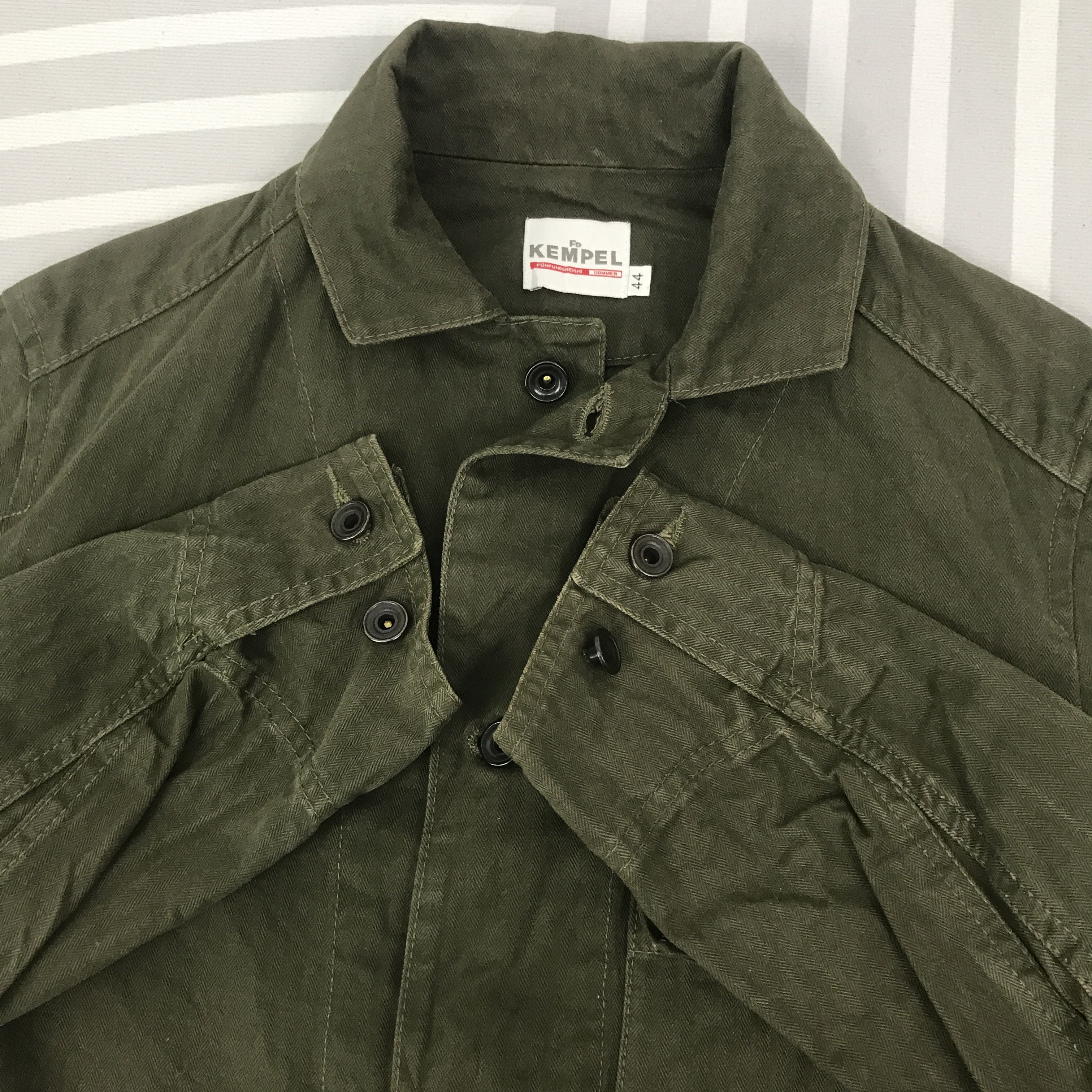 Japanese Brand × Vintage Vintage Kampel Parkas button Denim Jacket Size US M / EU 48-50 / 2 - 3 Thumbnail