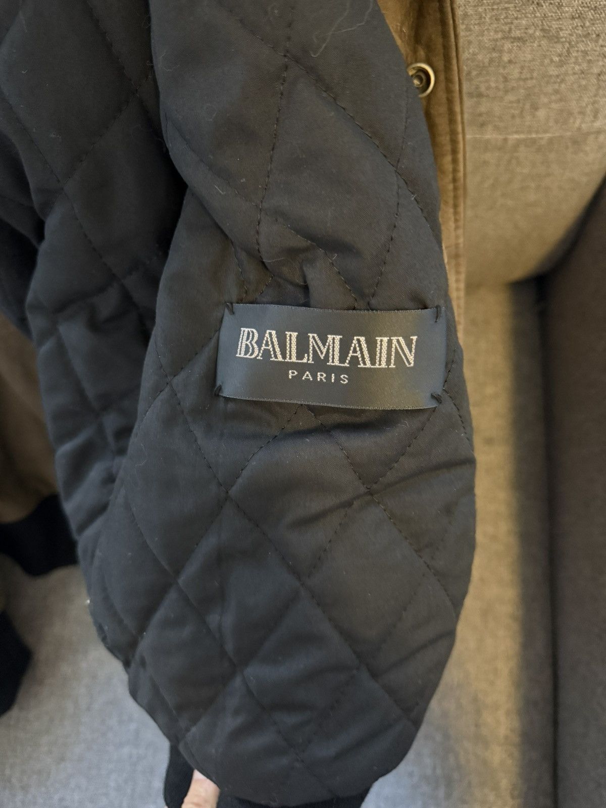 Balmain Balmain decarnin SS10 leather varsity jacket Size US L / EU 52-54 / 3 - 5 Thumbnail