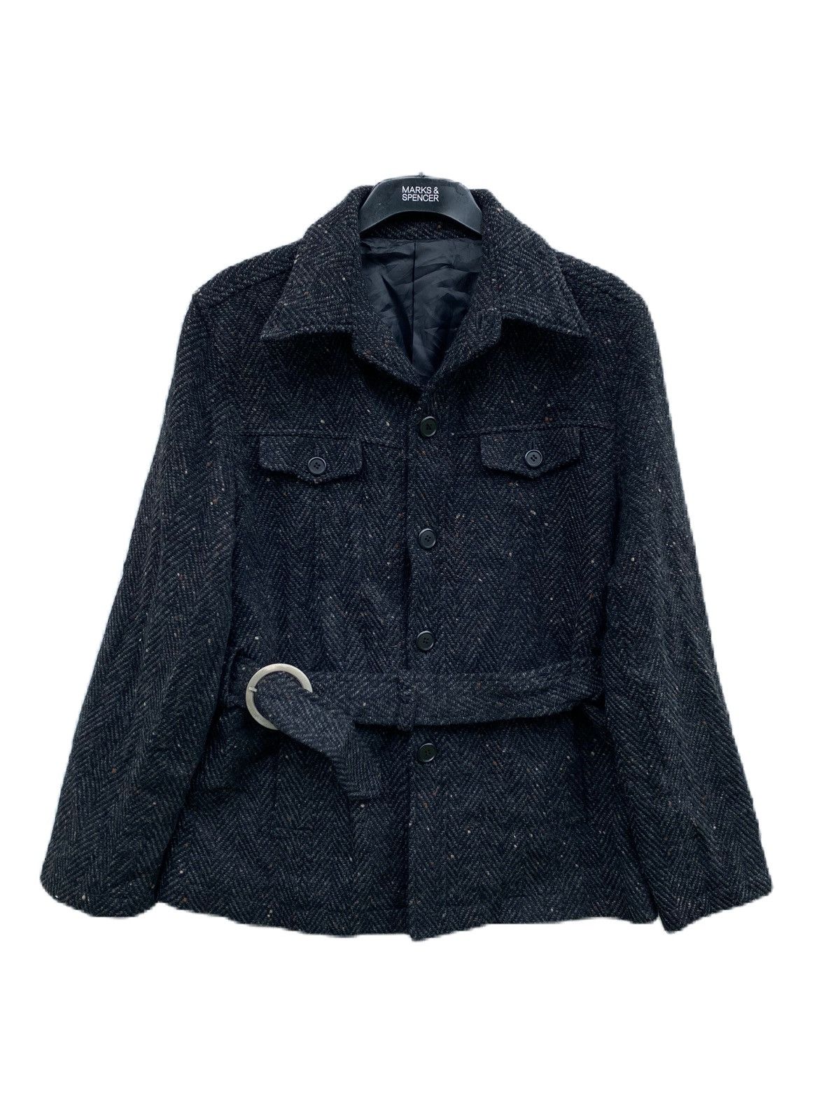 Junya Watanabe PEYTON PLACE FOR MEN HERRINGBONE CASUAL JACKET Size US M / EU 48-50 / 2 - 1 Thumbnail