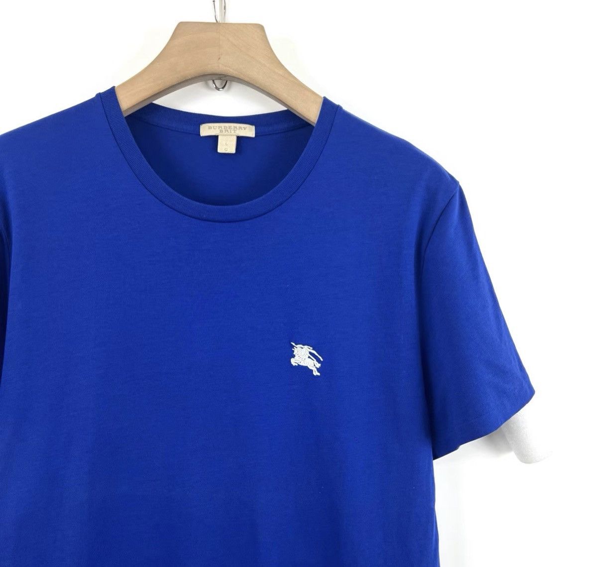 Burberry Burberry Equestrian Knight Embroidered Short Sleeve T-shirt Size US L / EU 52-54 / 3 - 4 Thumbnail