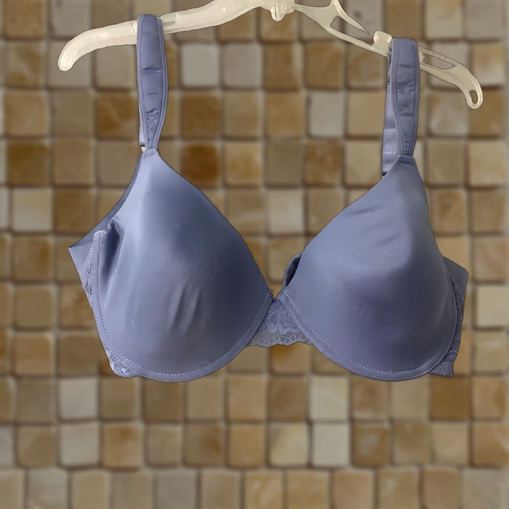Jessica Simpson Bra Size 42D Underwired Blue Gray Light Padded, Women's