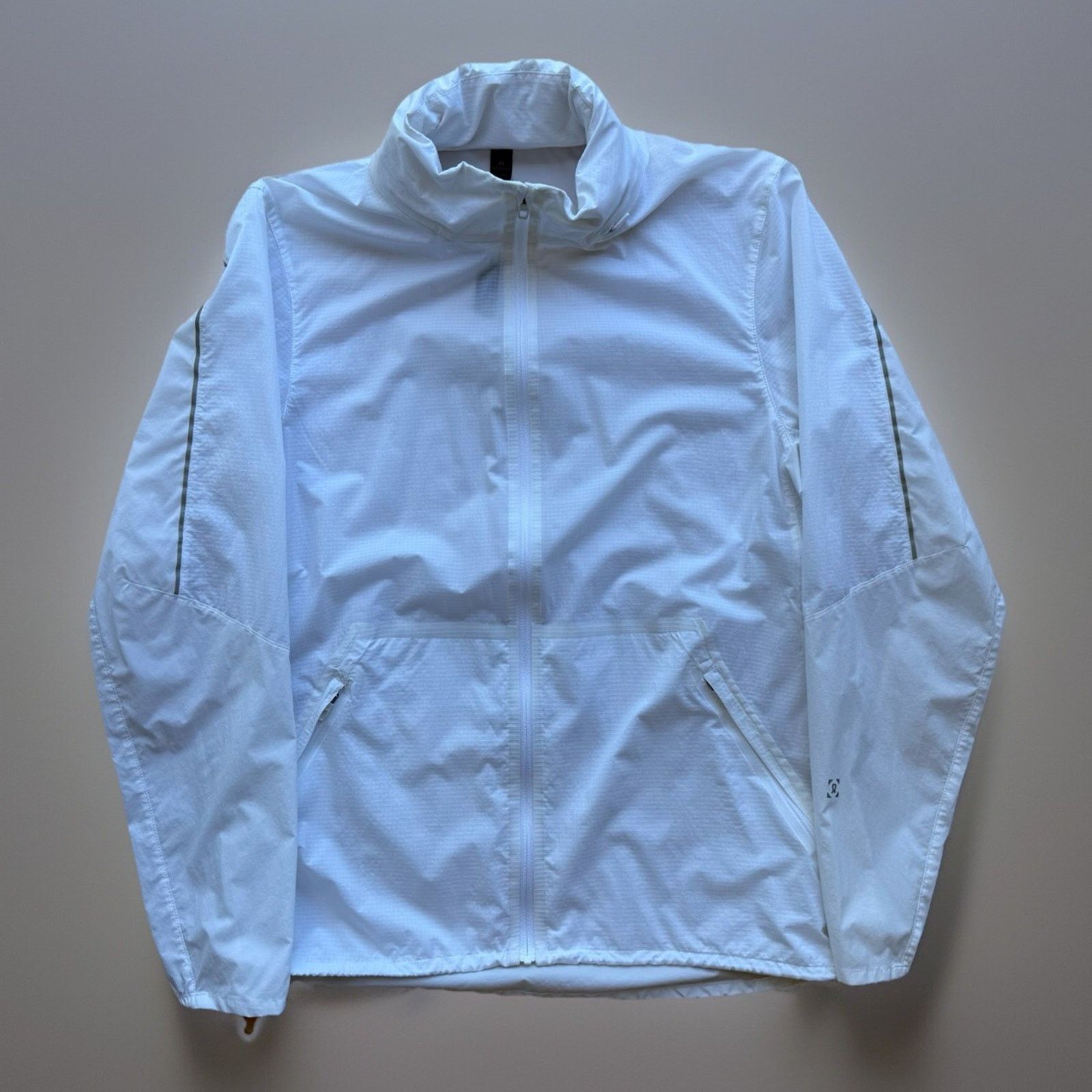 Lululemon Warp Light Packable Jacket XS White Full Zip