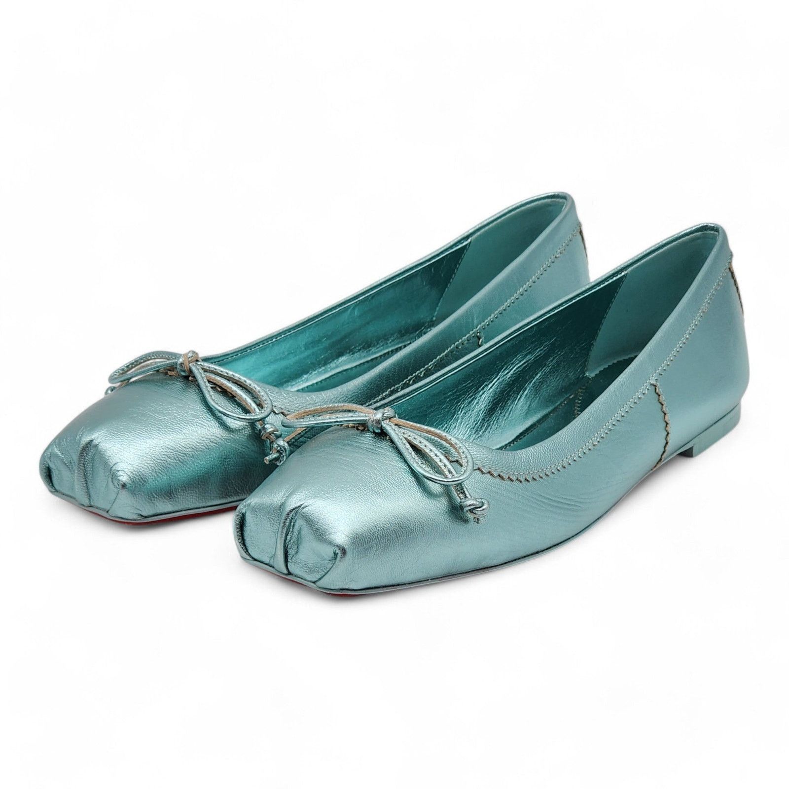 Mamadrague Ballet Flats - Leather - Green 37 6.5 US $745