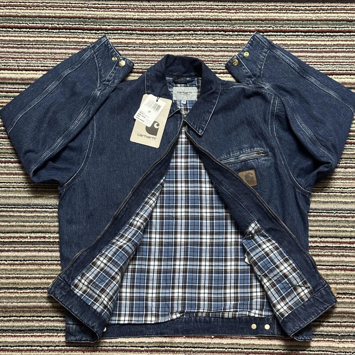 Carhartt Wip × Denim Jacket × Leather Jacket Carhartt WIP Rider 