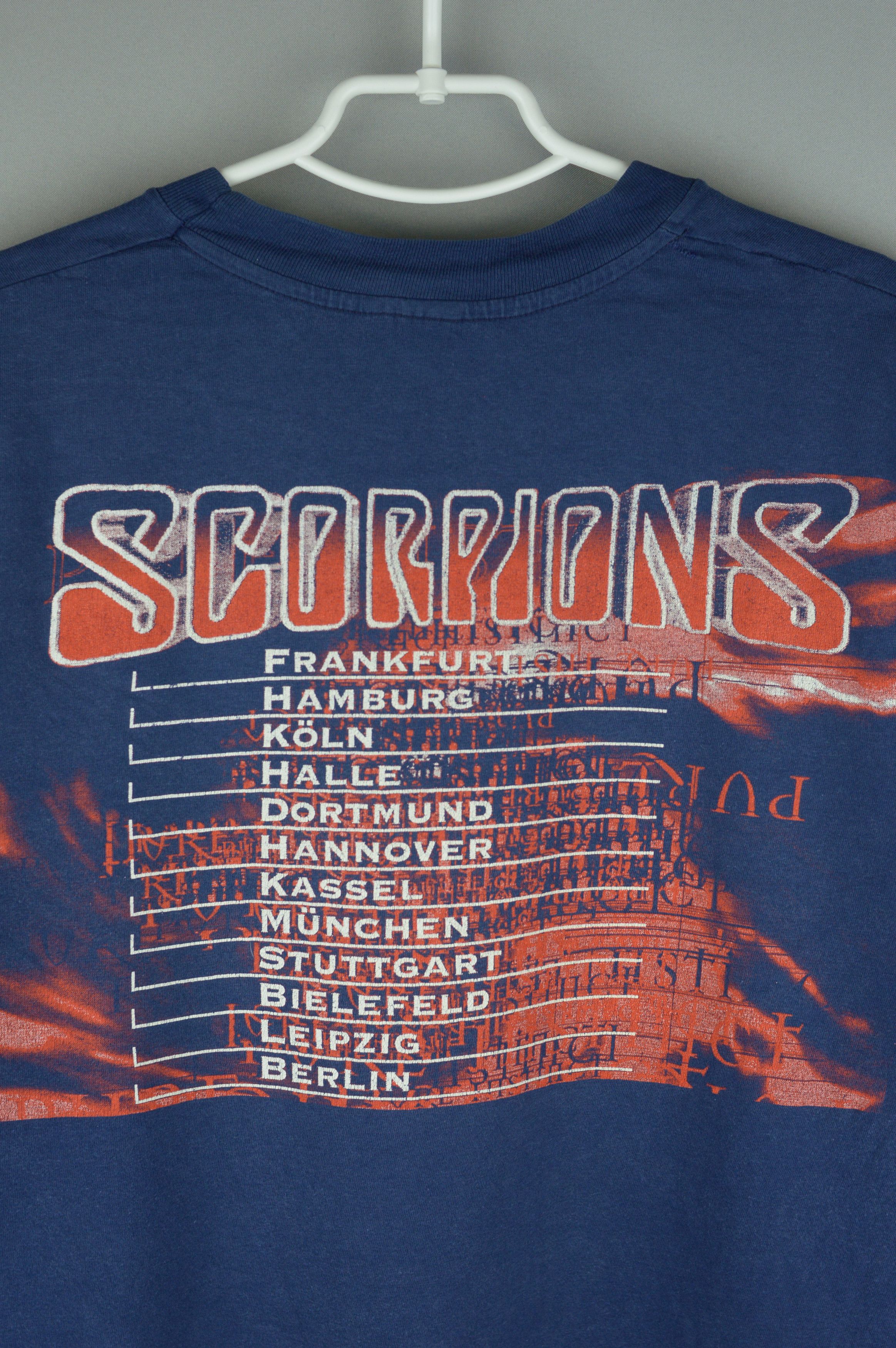 Vintage Vintage Scorpions Pure Instinct European tour 90s t shirt Size US XL / EU 56 / 4 - 5 Thumbnail