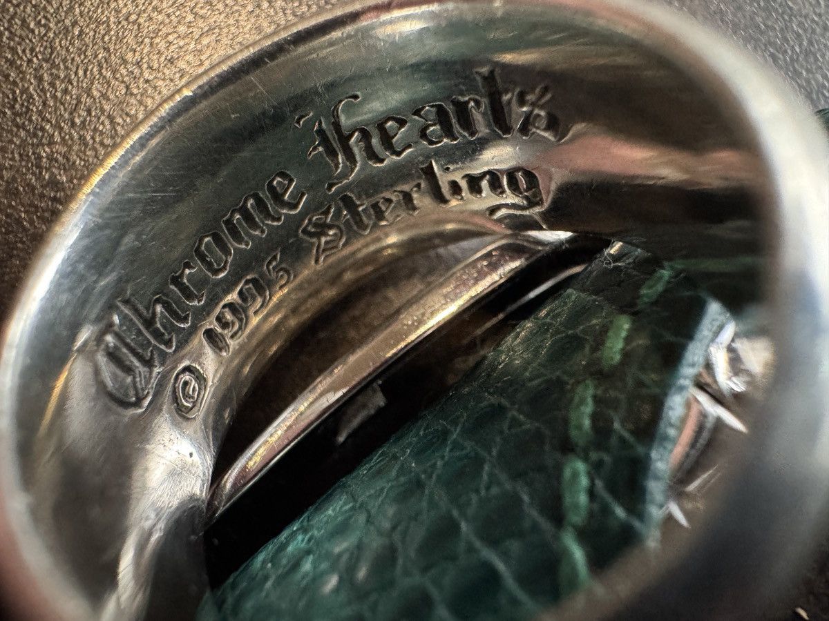 Chrome Hearts Chrome Hearts 1995 dog with lightening bolt ring Size ONE SIZE - 4 Thumbnail