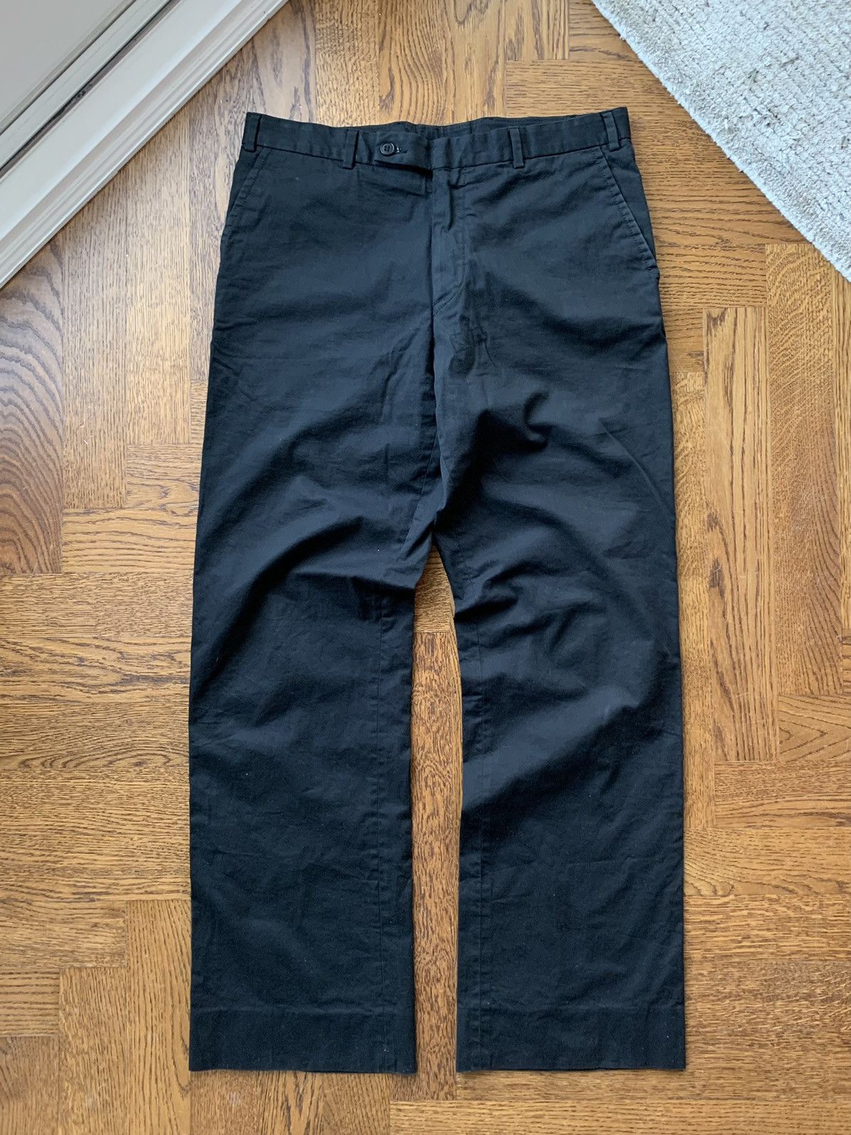Designer × Ermenegildo Zegna × Z Zegna Ermenegildo Zegna Trousers Cotton Pants Light Straight Italy Size US 33 - 3 Thumbnail