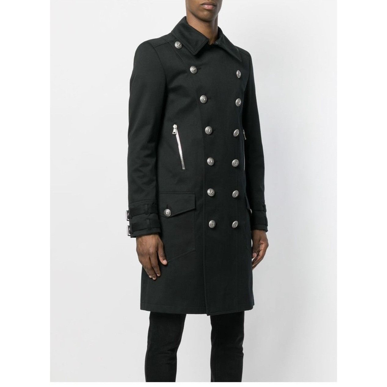 Balmain Balmain Classic Double-Breasted Coat Size US M / EU 48-50 / 2 - 5 Thumbnail