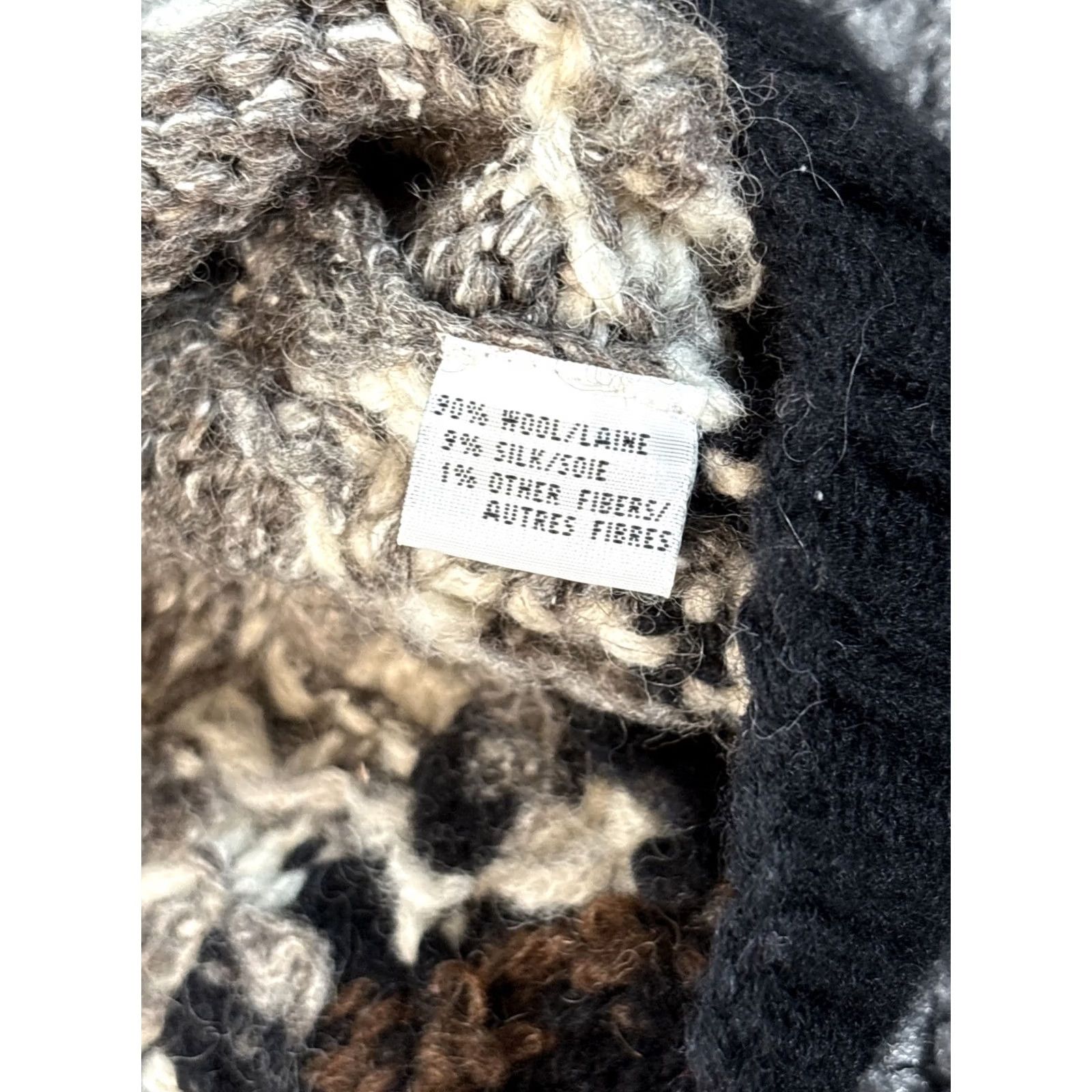 Talbots VINTAGE Talbots Wool Silk Pullover Sweater Saint Bernard Dog Heavyweight Crew Neck Women Small Gray Christmas Winter Knit Size S / US 4 / IT 40 - 5 Thumbnail