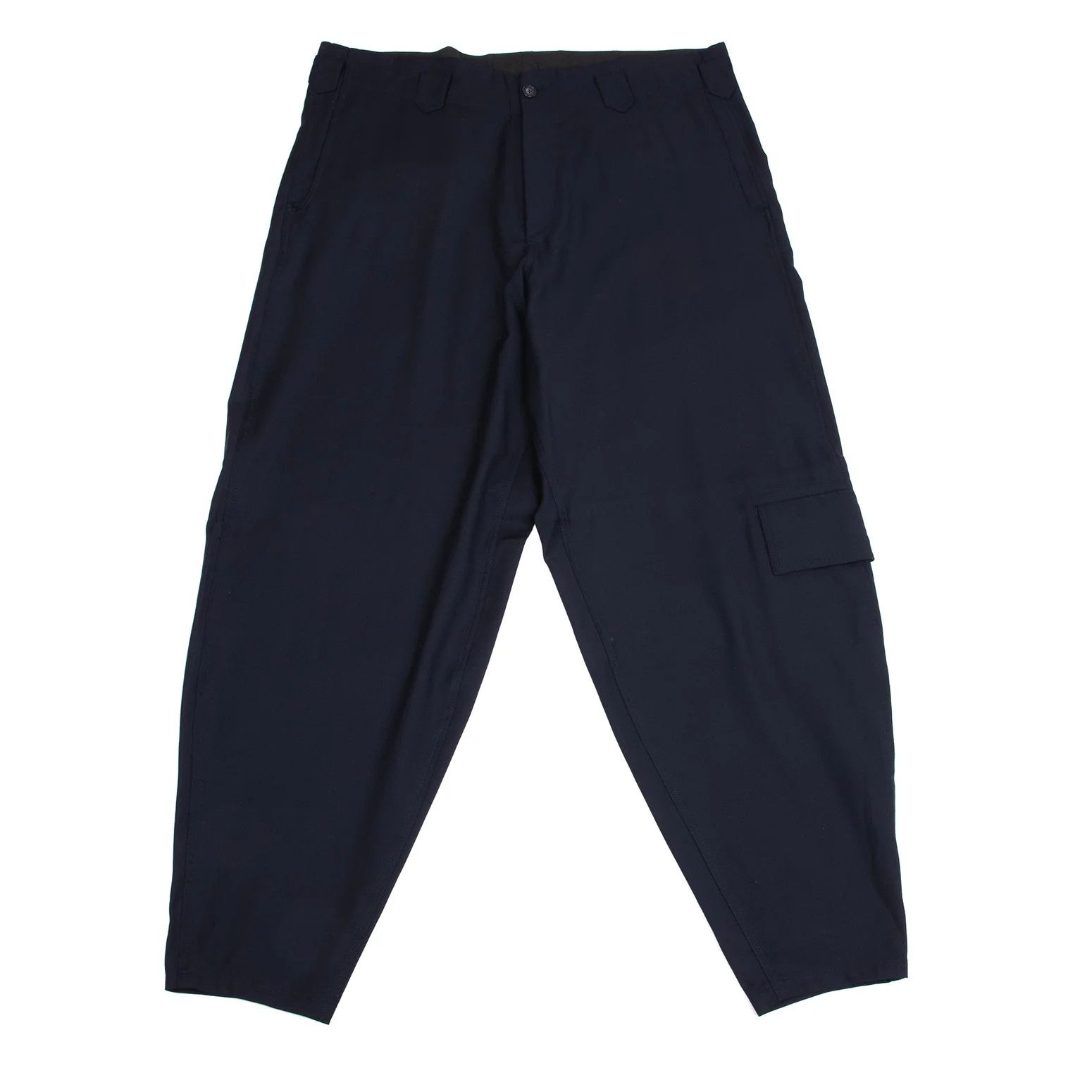 Yohji Yamamoto Yohji Yamamoto Wide Tapered Pants Navy XL Size US 38 / EU 54 - 1 Thumbnail