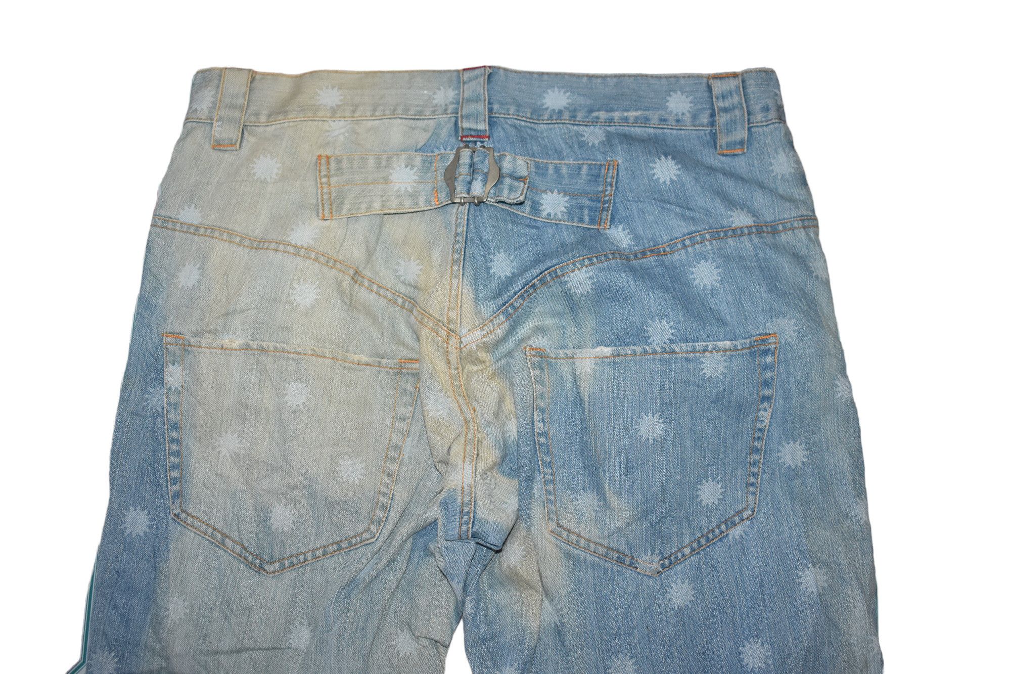 If Six Was Nine × Issey Miyake × Japanese Brand VINTAGE SUNOAKUWAHARA BY ISSEY MIYAKE DENIM JEANS SIZE 33 Size US 33 - 7 Thumbnail