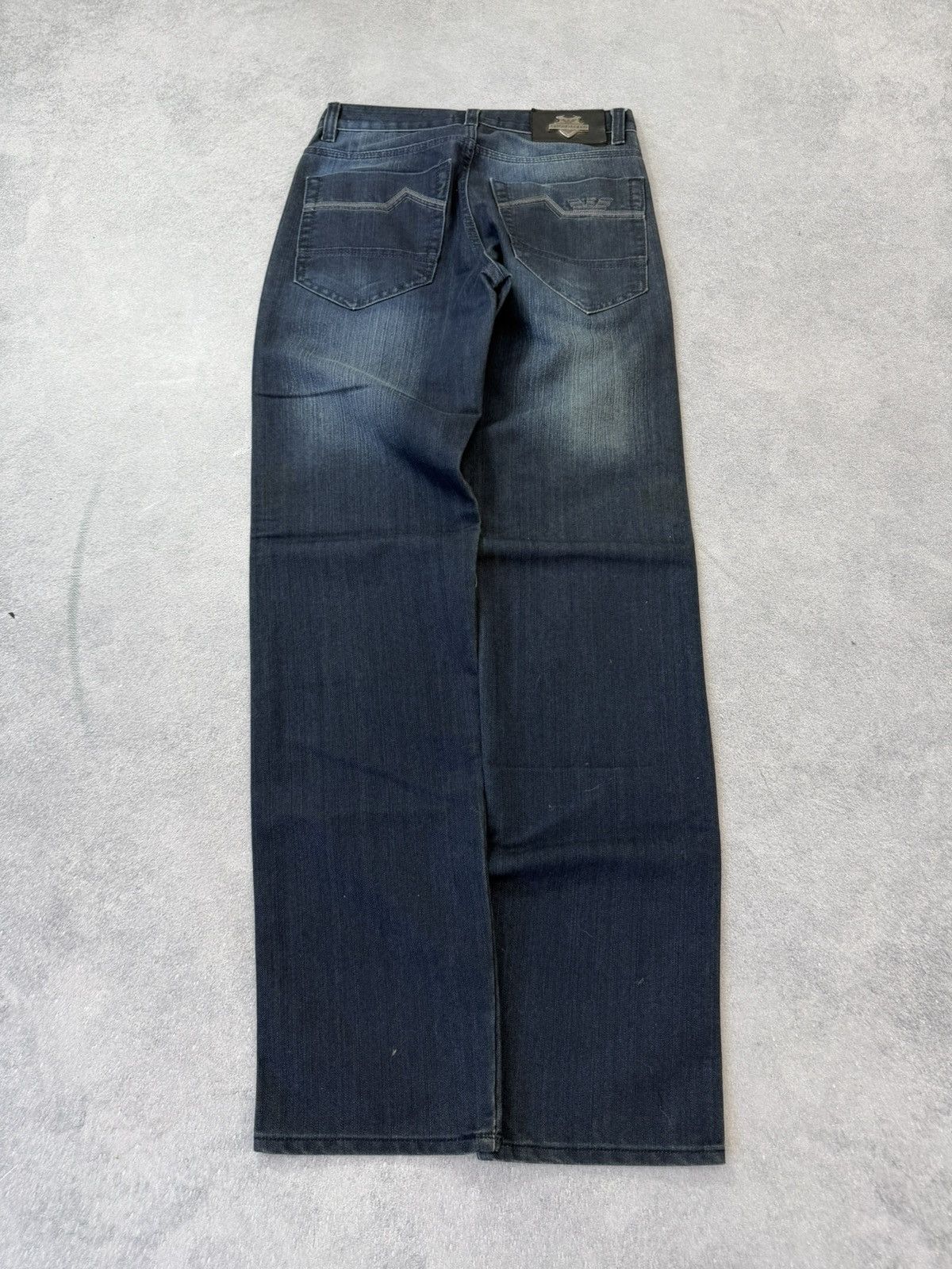 Japanese Brand Vintage Streetwear Armani 00s Retro Flared Baggy Y2K Jeans Size US 30 / EU 46 - 12 Thumbnail