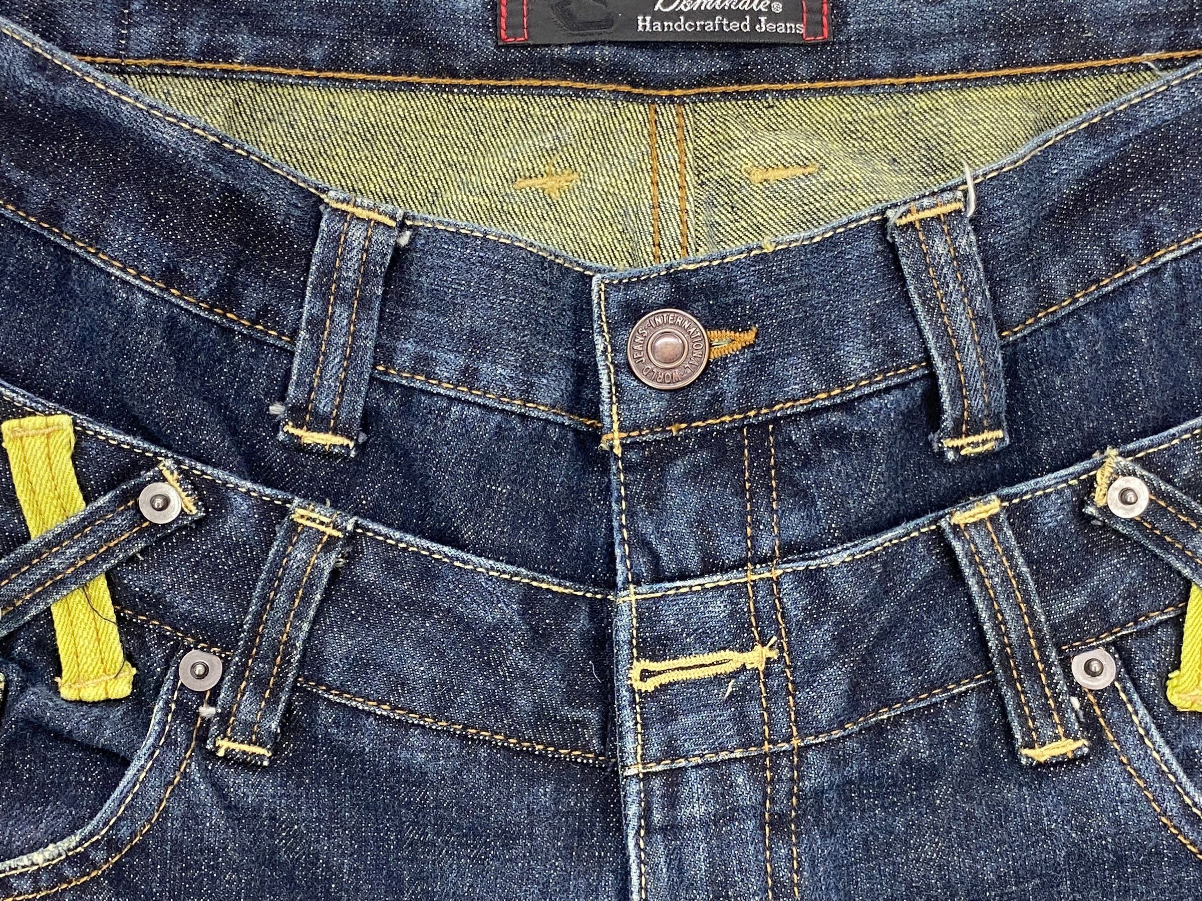 Other Dominate Handcrafted Jeans Double Waist Distressed Jeans Size US 32 / EU 48 - 9 Thumbnail