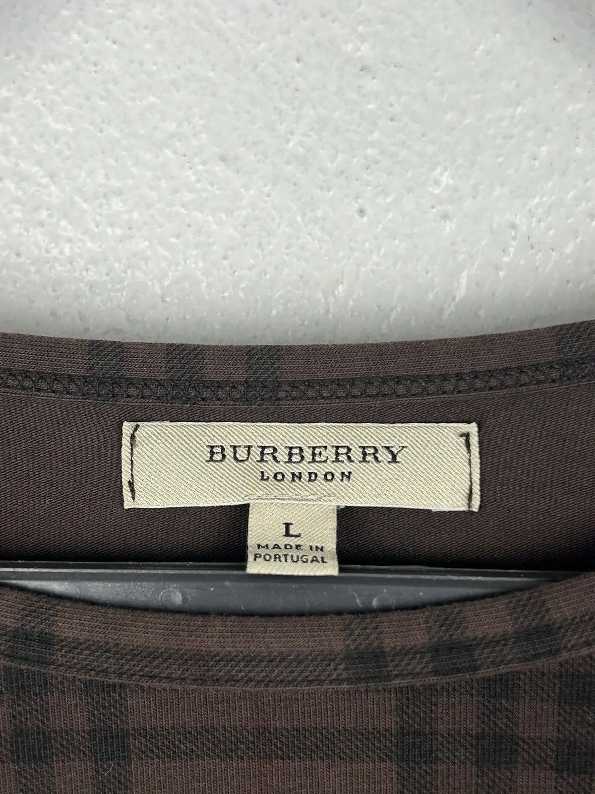 Burberry Vintage Burberry London Allover Nova Check Long Sleeve Size L / US 10 / IT 46 - 7 Thumbnail