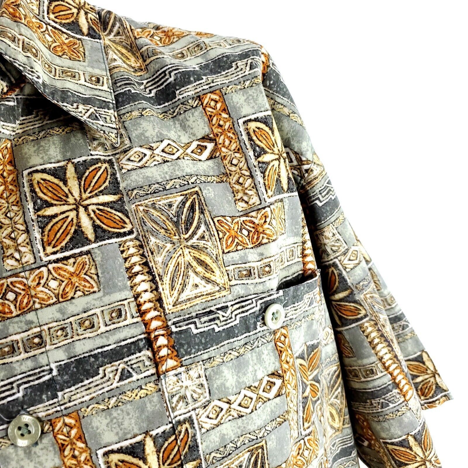 Vintage Weekender Donald Cherrie Cotton Hawaiian Button Front Shirt Size US XL / EU 56 / 4 - 3 Thumbnail