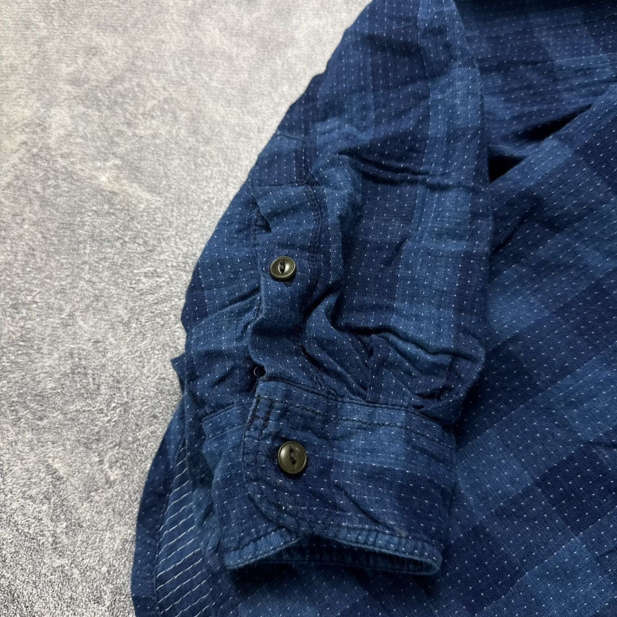 Woolrich Woolen Mills Woolrich Blue Check Flannel Shirt / Vintage 90s Gorpcore Size US XS / EU 42 / 0 - 5 Thumbnail