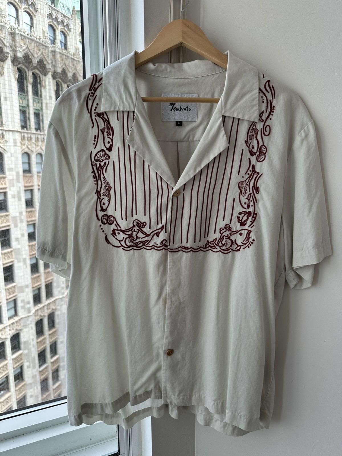 Tombolo Tombolo Short Sleeve Button Down Size US L / EU 52-54 / 3 - 1 Thumbnail