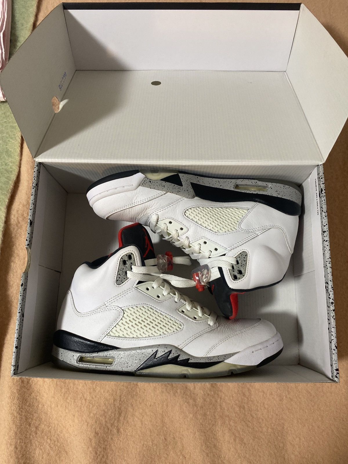 Other Air Jordan 5 Cement 2019 Men’s Shoes Size US 9.5 / EU 42-43 - 9 Thumbnail
