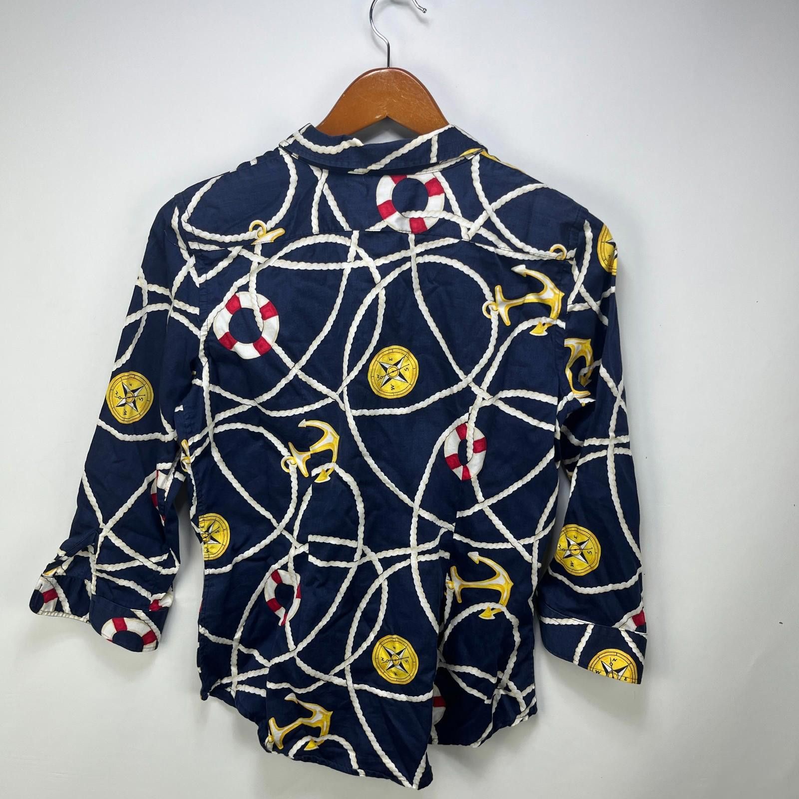 Polo Ralph Lauren Vintage Polo Ralph Lauren Womens Sailing Shirt Medium Size M / US 6-8 / IT 42-44 - 11 Thumbnail