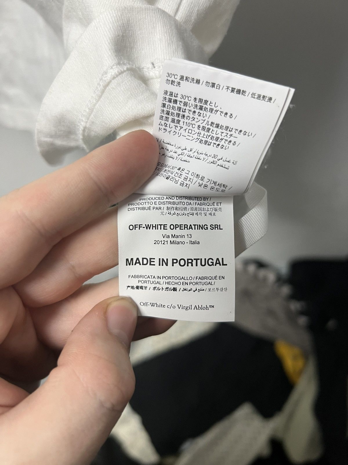 Off-White Off White T-shirt Big Logo Luxury Size XL Size US XL / EU 56 / 4 - 17 Thumbnail