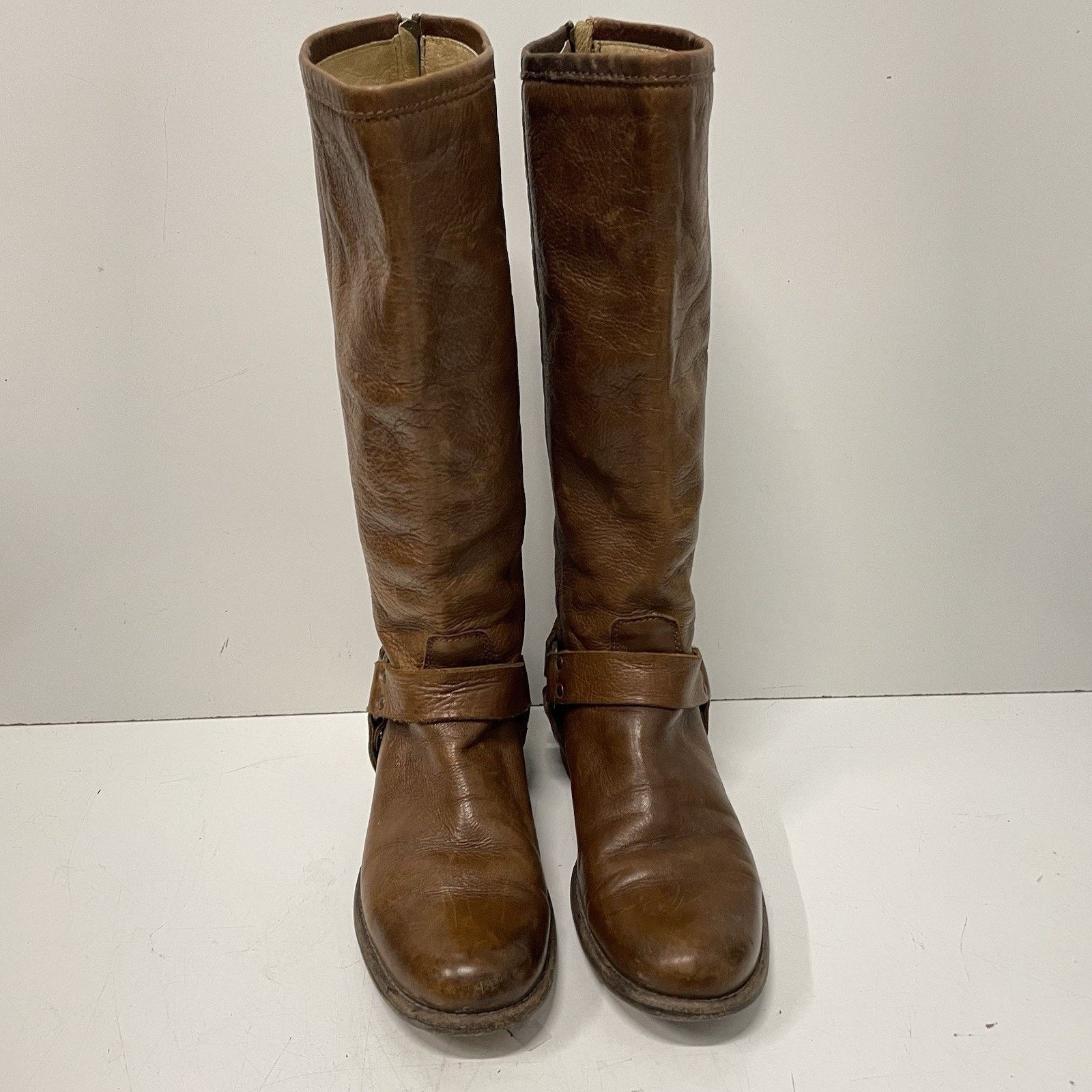 Frye Frye Phillip Riding Boots Sz 7 Soft Vintage Leather Harness Size US 7 / IT 37 - 6 Thumbnail
