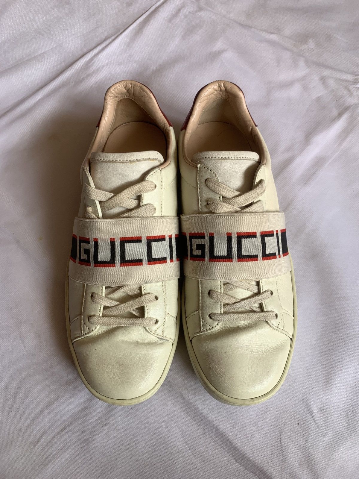 Gucci Gucci Ace Stripe Low Trainers Size US 5 / EU 37 - 1 Thumbnail