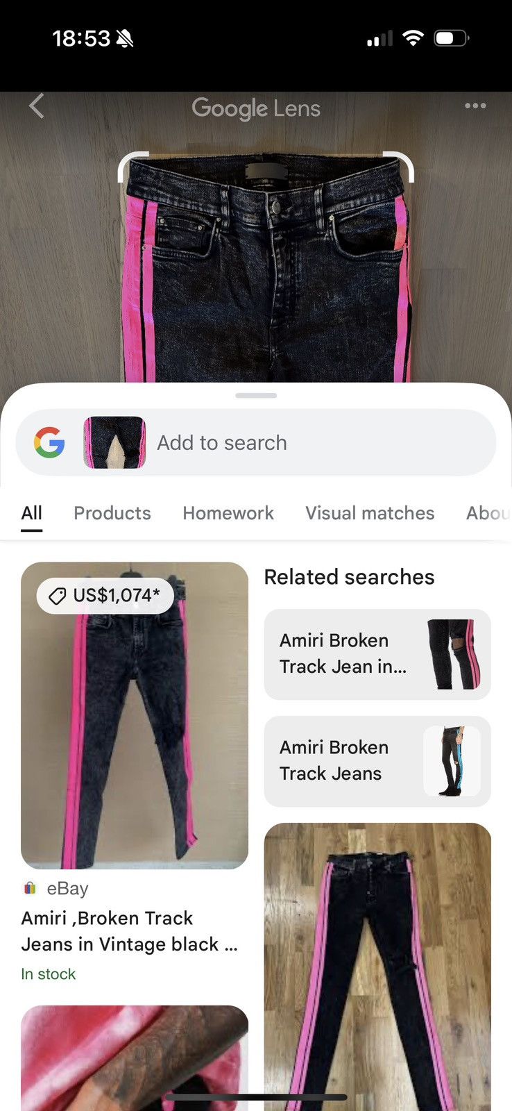 Amiri AMIRI jeans study TAPE MEASUREMENTS IN PHOTOS AND DESCRIPTIO Size US 32 / EU 48 - 23 Thumbnail