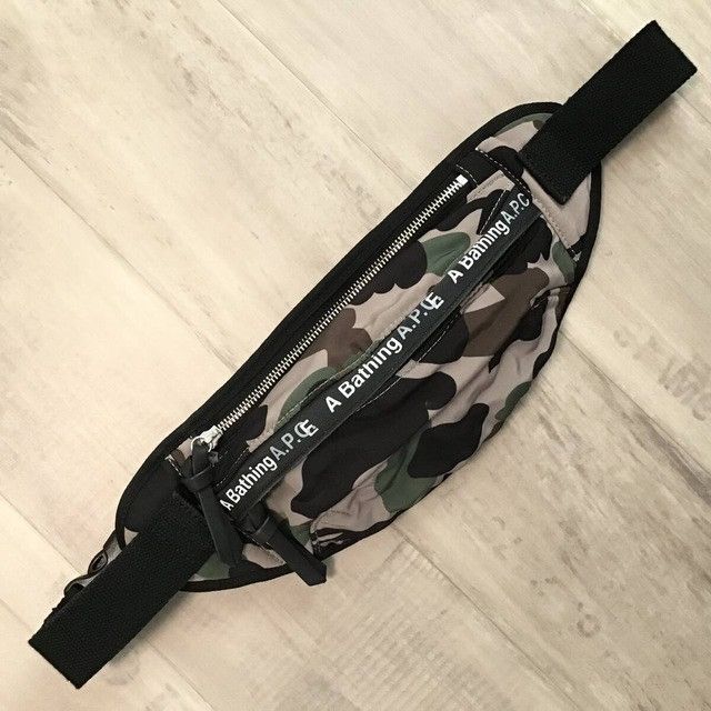 A.P.C. × Bape BAPE × A.P.C. Body Bag a bathing ape BAPE camo Size ONE SIZE - 1 Thumbnail