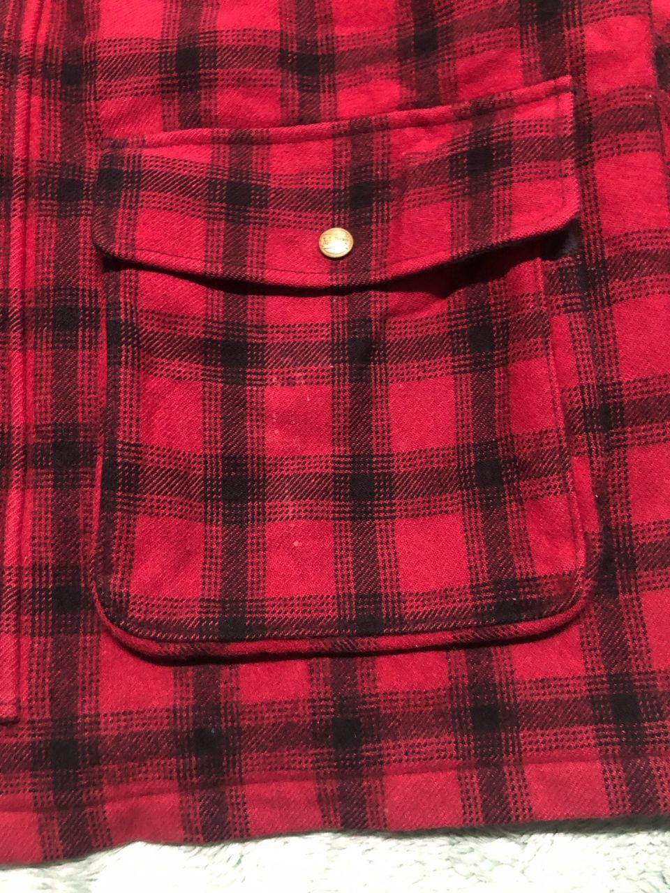 L.L. Bean × Vintage Vintage L.L.Bean Plaid Mackinaw Hunting Jacket Wool Size US M / EU 48-50 / 2 - 15 Thumbnail