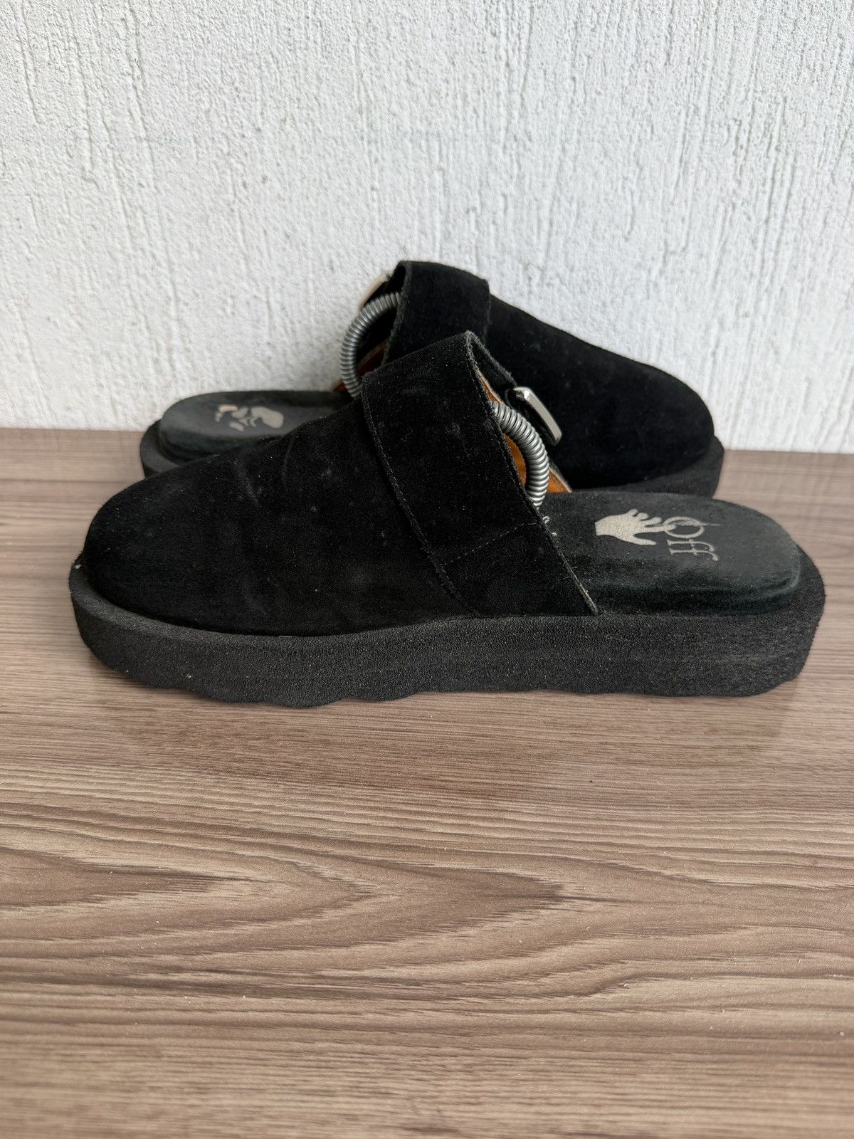 Off-White Suede virgil Abloh sponge clogs Size US 8 / EU 41 - 8 Thumbnail