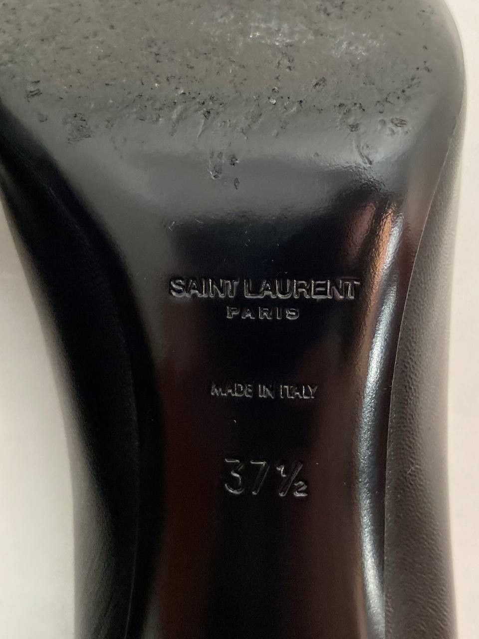 Saint Laurent Paris Saint Laurent Paris Anja Opium Leather Pointed Pumps Heels Size US 6.5 / IT 36.5 - 11 Thumbnail