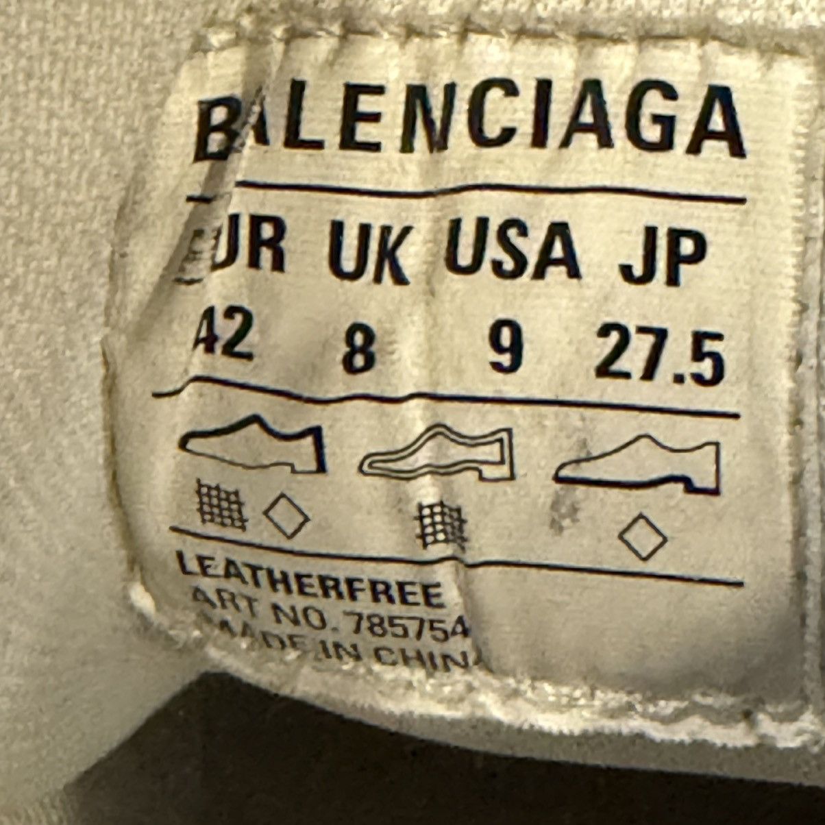Balenciaga Balenciaga White Grey Cargo Sneaker Size US 9 / EU 42 - 9 Thumbnail