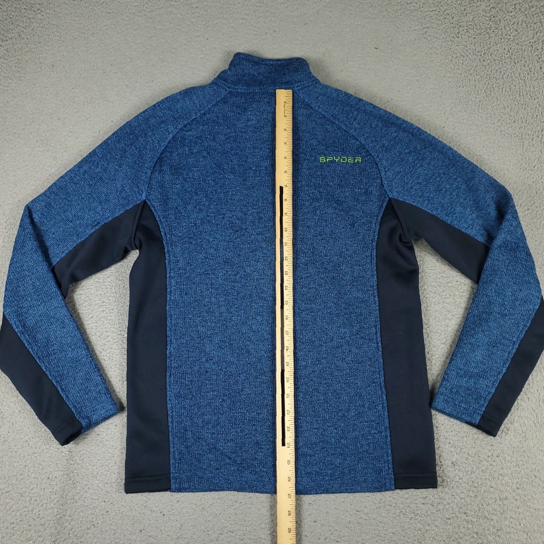 Spyder Spyder Mens Size Medium Blue Polyester 1/4 Zip Pullover Sweater Shirt Size US M / EU 48-50 / 2 - 5 Thumbnail